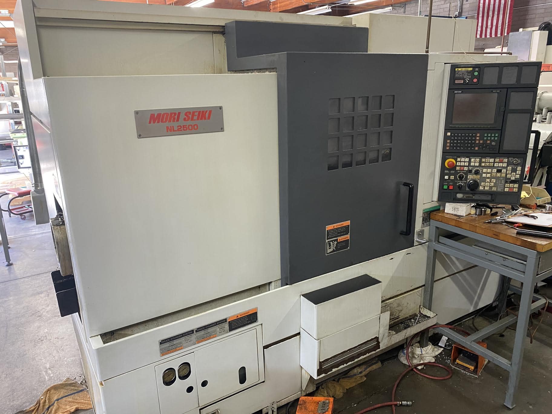 Mori Seiki NL2500SY/700 CNC Lathe, 2005 - Sub Spindle, Y Axis, Live Tooling, Bar Feed - Image 4