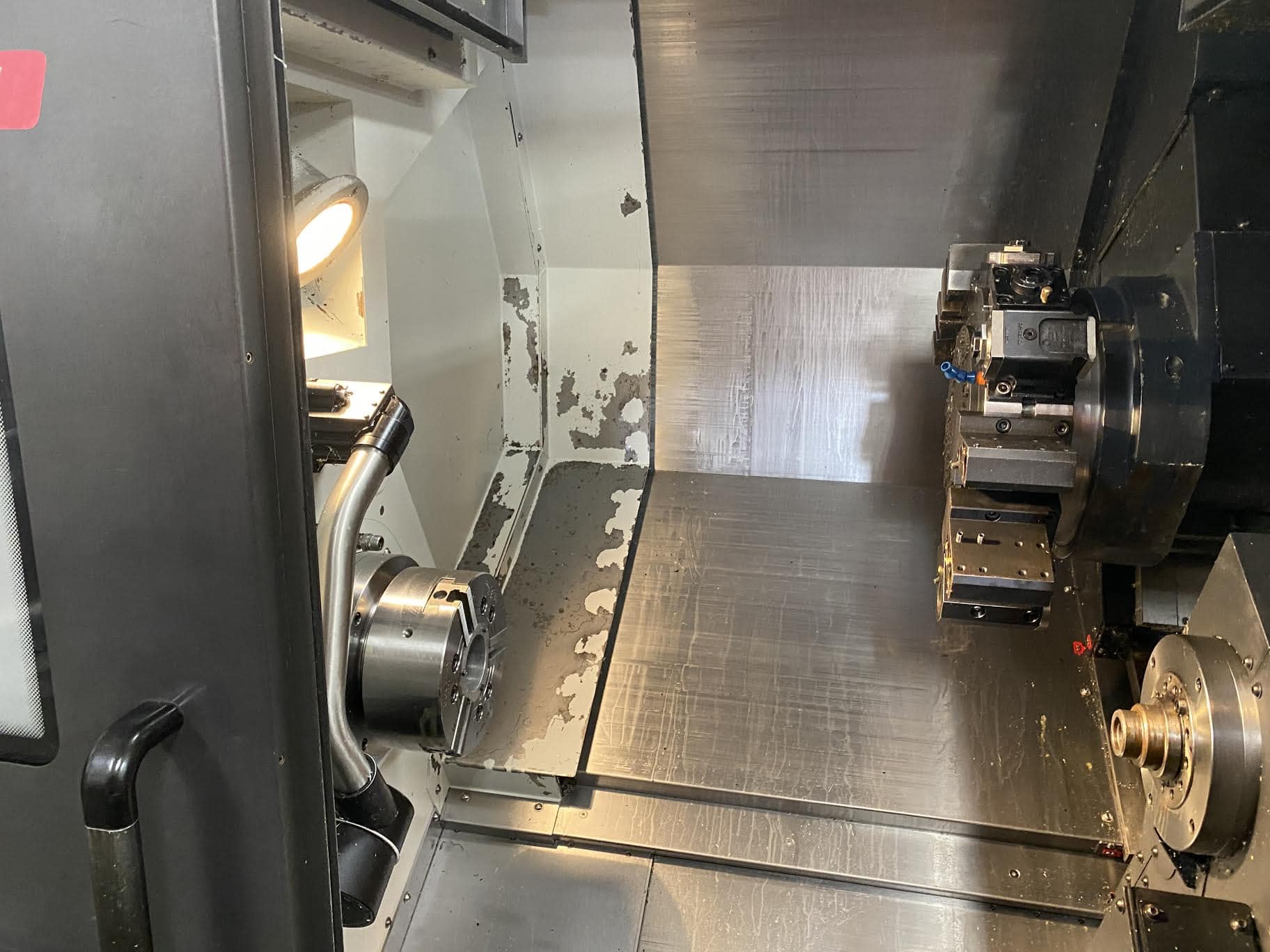 Doosan Puma 2100SY CNC Turning Center Lathe, 2011 - LNS Barfeed, Sub Spindle, Live Tool - Image 11