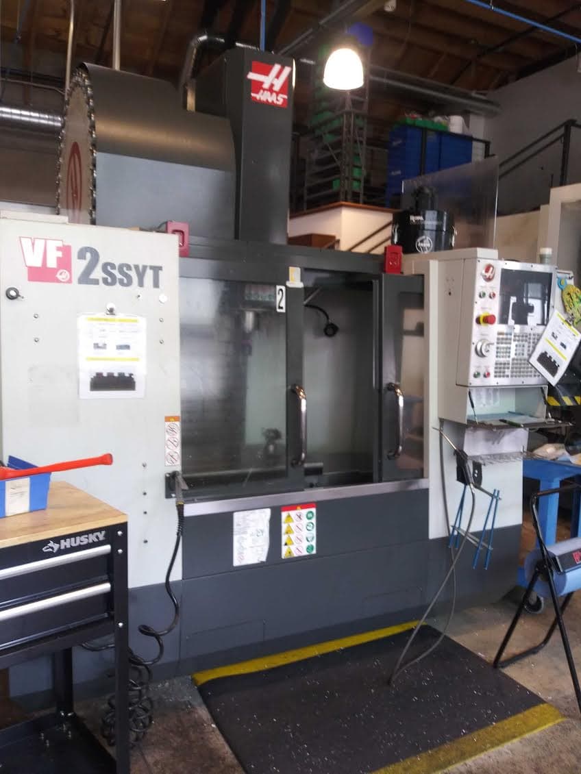 Haas VF-2SSYT VMC, 2017 - 15K RPM, 40+1SMTC, WIPS, TSC, 4th Axis Ready