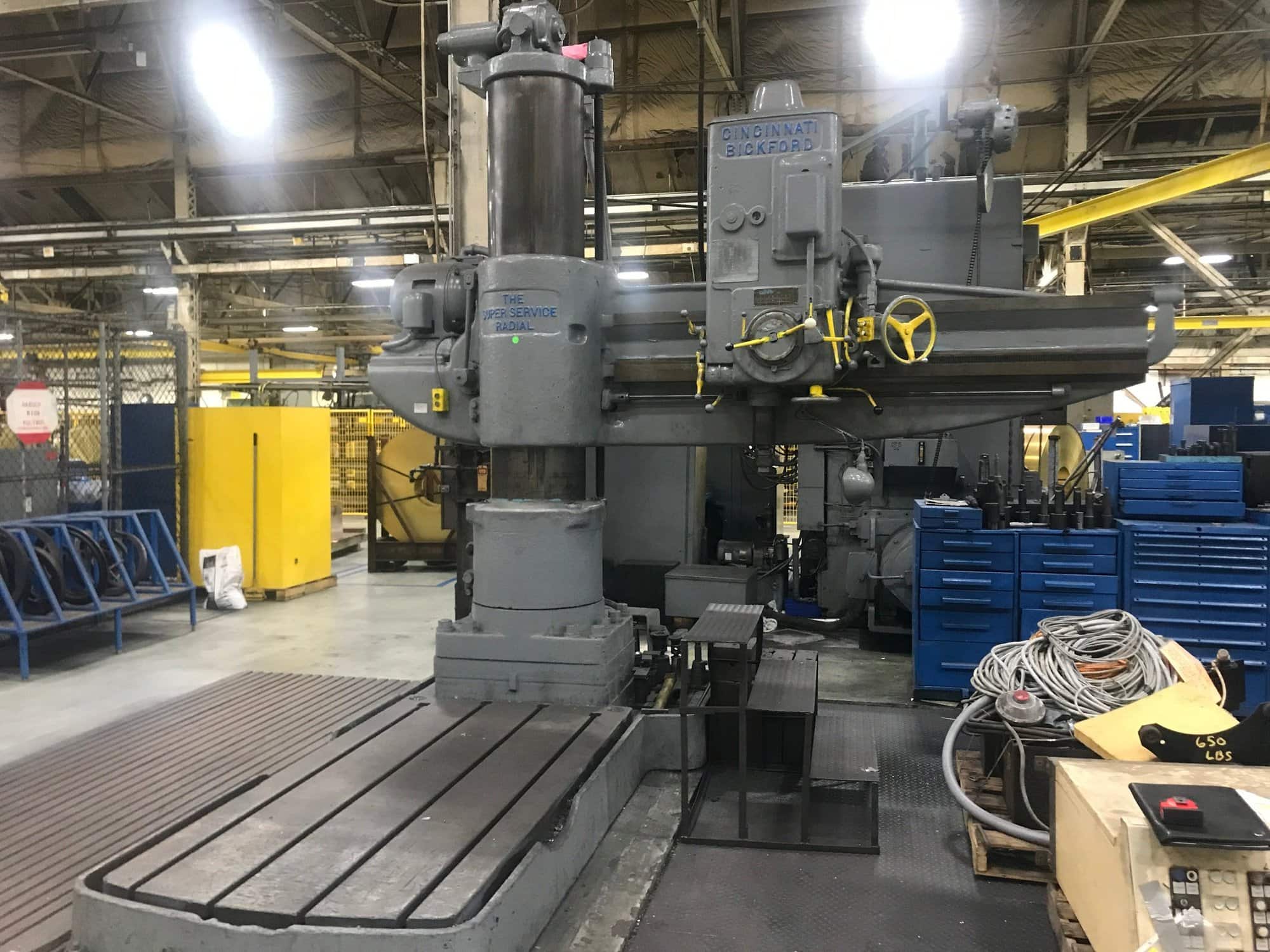 Cincinnati Bickford 6E Radial Drill, 1949 - 7' x 19"