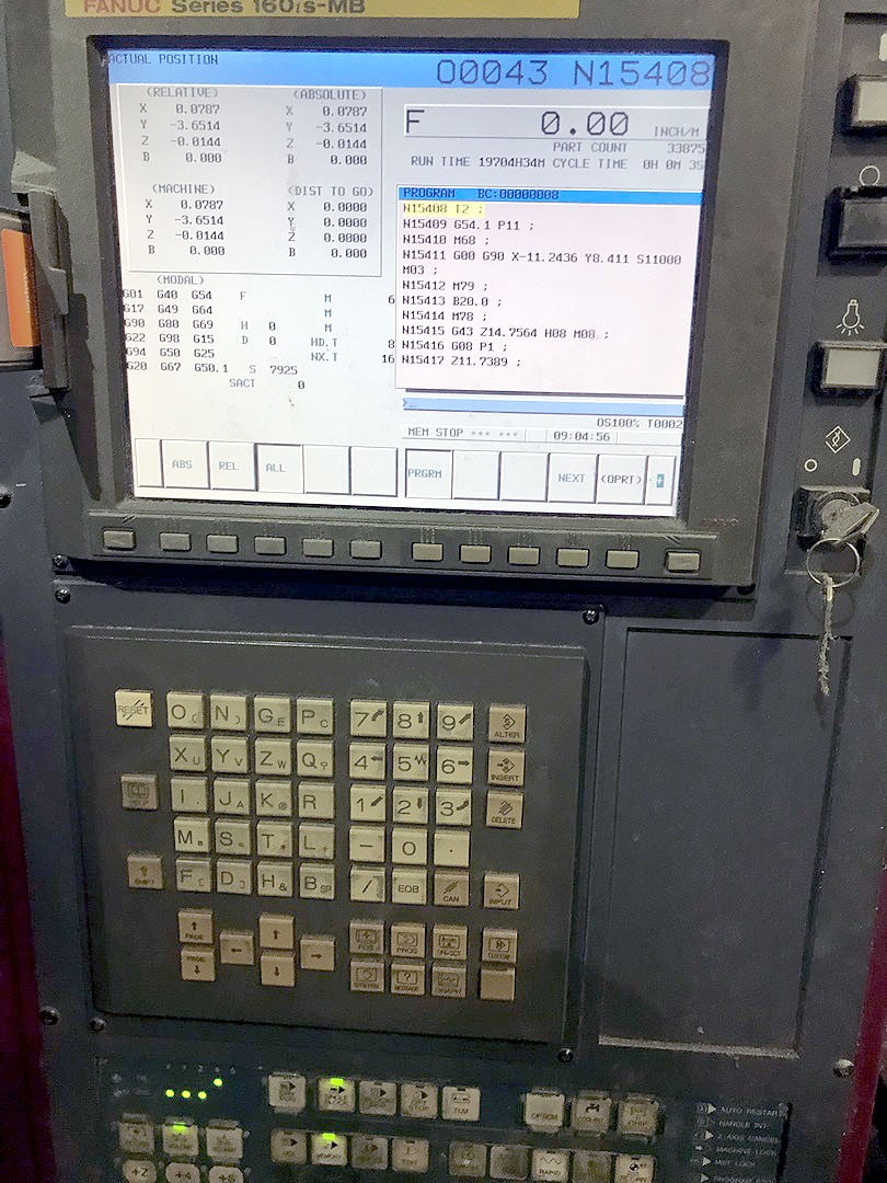 OKK HM-100S 1000mm HMC, 2006 - Full B, TSC, Fanuc Control - Image 5