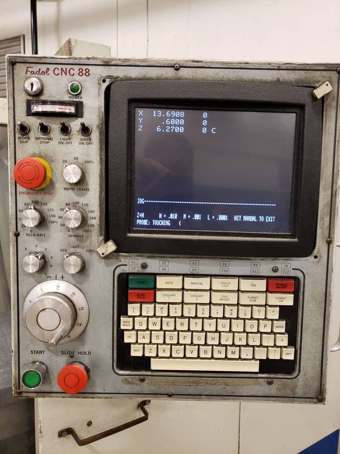 Fadal 6030 HT, 1999 - Fadal CNC 88 Control - Image 2