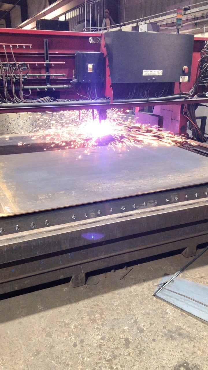 10' x 20' Koike Aronson MGM 2500 Plasma Unit, 2008- Thermal Dynamics Ultra-Cut 300 High Precision Plasma, 4 Oxy-Fuel heads - Image 7