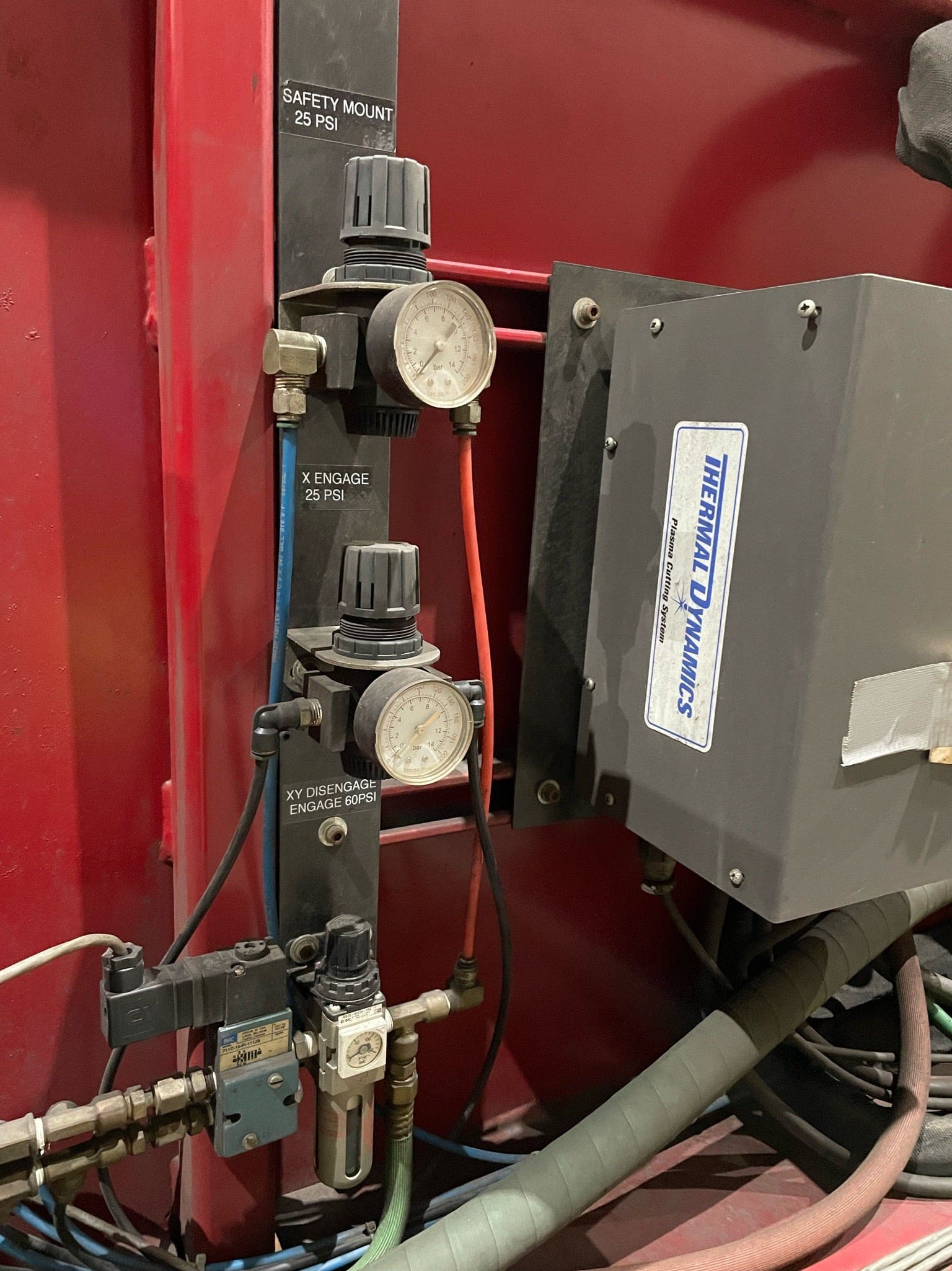 10' x 20' Koike Aronson MGM 2500 Plasma Unit, 2008- Thermal Dynamics Ultra-Cut 300 High Precision Plasma, 4 Oxy-Fuel heads - Image 11
