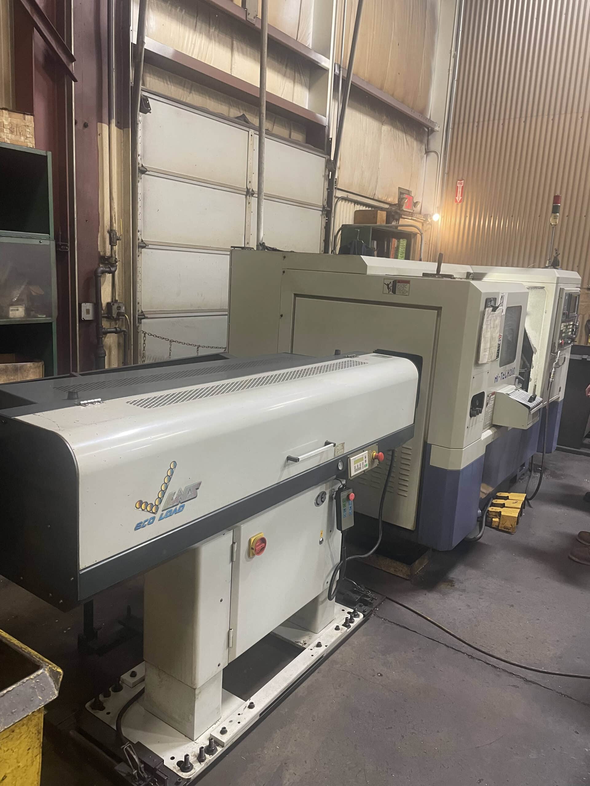 Hwacheon HI TECH 200B CNC Lathe, 2005 - Live Tooling, Fanuc Control, Bar Feeder - Image 8