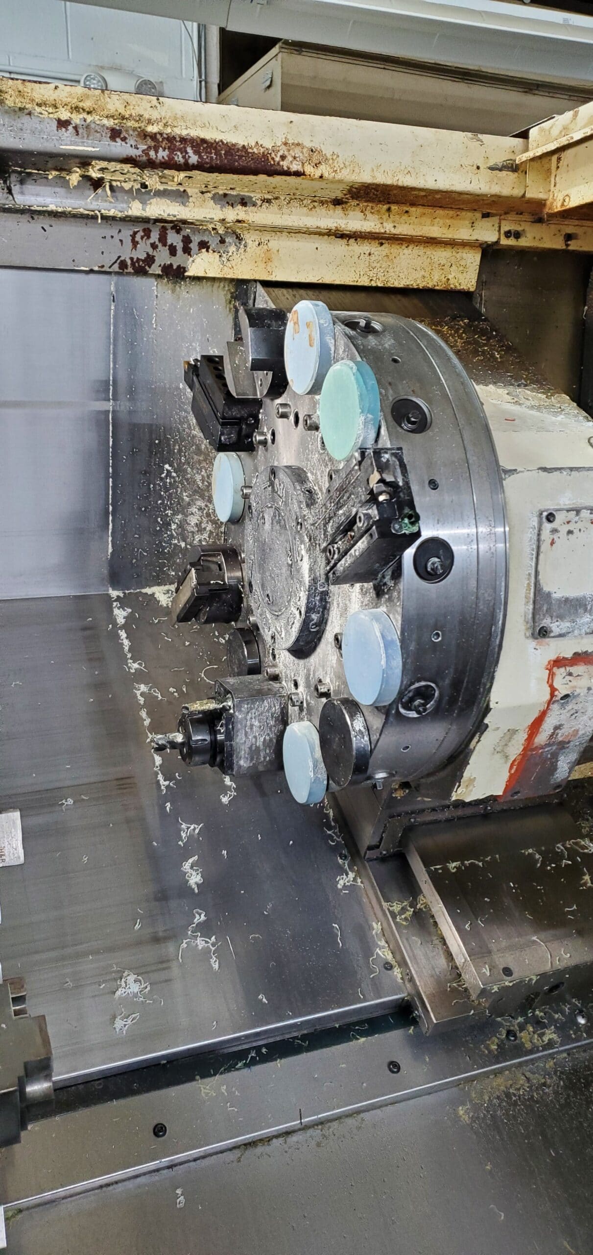 Okuma Spaceturn LB400-M CNC Lathe, 2000 - Y Axis, Chip Conveyor, Live Tooling - Image 5