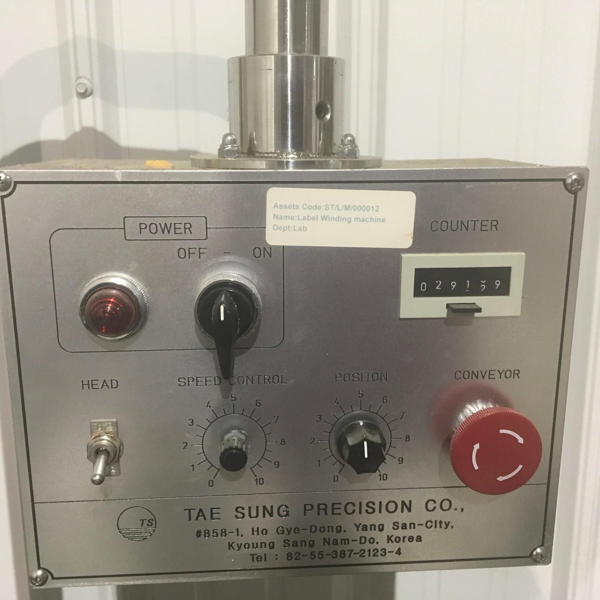 Tae Sung Precision Co. Label Winding Machine - Image 2