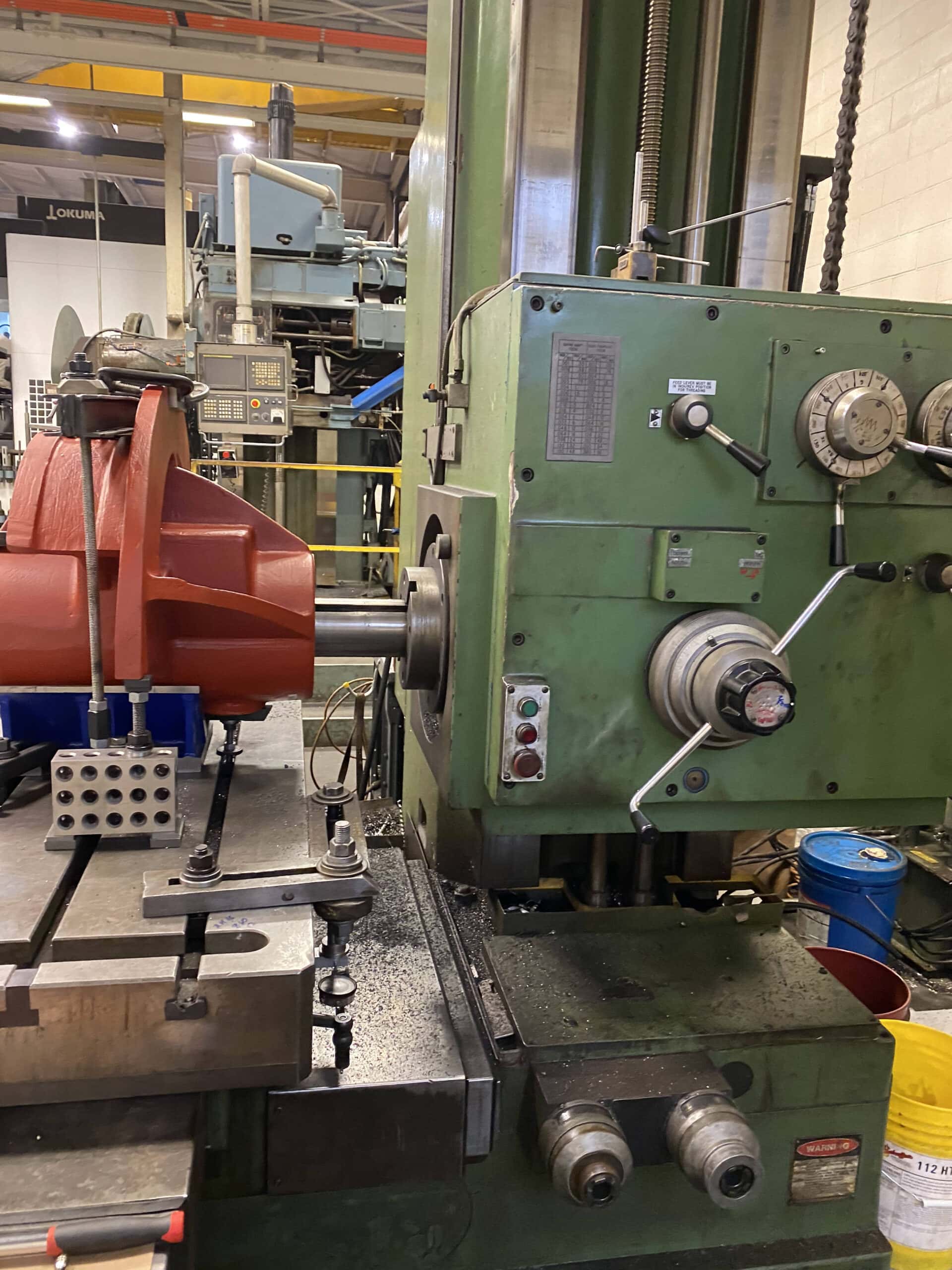 Summit HTM4 4" Horizontal Boring Mill, 1996 - 48"x60" Table, 360 B Axis - Image 7