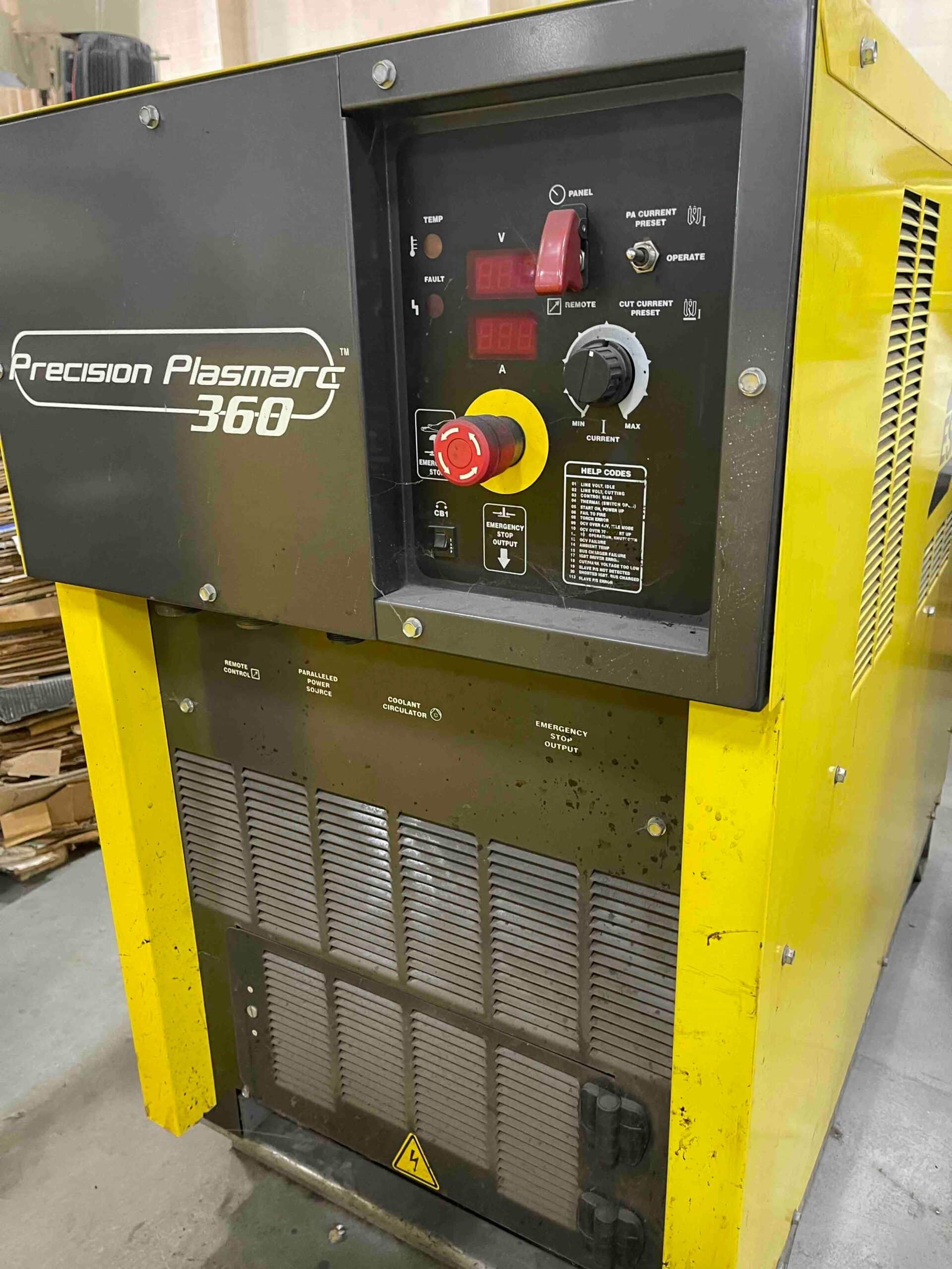 10' x 16' ESAB Shadow DX 3000 CNC Plasma, 2010- ESAB, Epp-360, 200 AMP Power Supply - Image 4