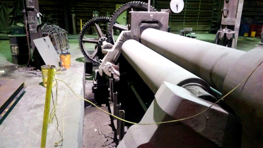 1" X 10' Bertsch #20 Initial Pinch Type Plate Roll, 1962 - Image 4