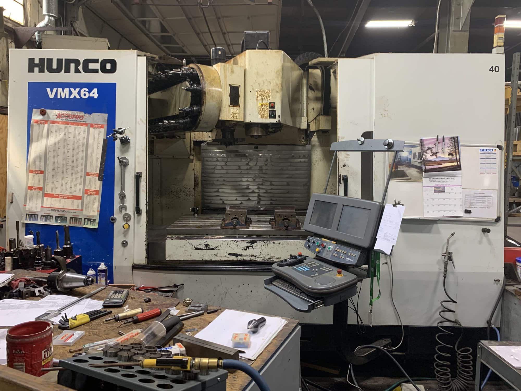 Hurco VMX64/50T VMC, 2006