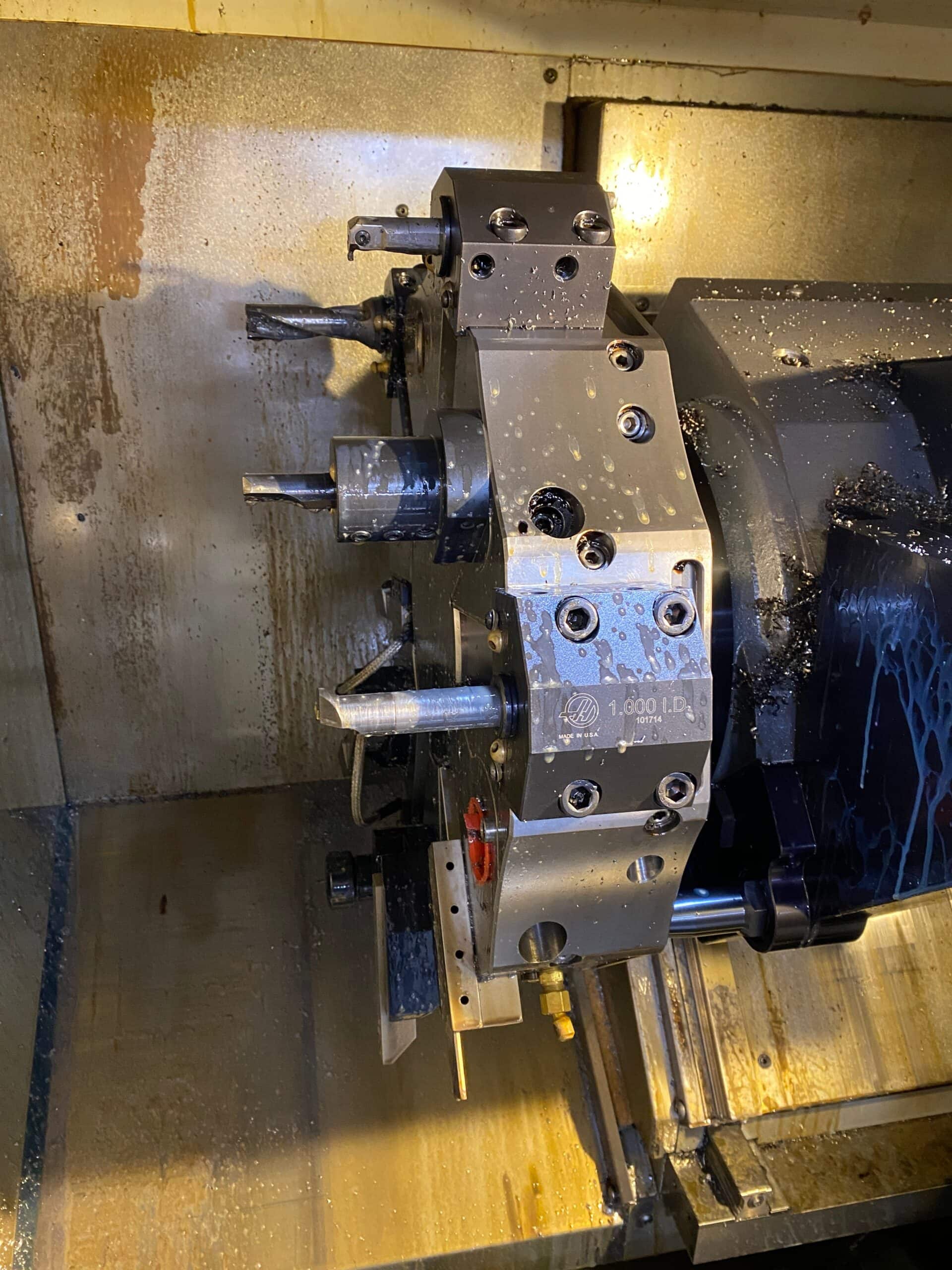 Haas ST-25Y Multi Axis CNC Lathe, 2014 - Barfeed, Royal Collet and Three Jaw Chucks - Image 6