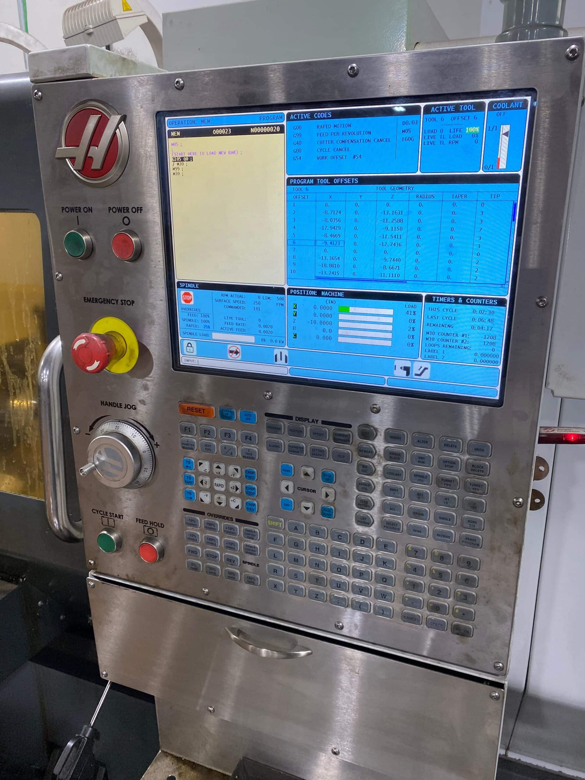 Haas ST-25Y Multi Axis CNC Lathe, 2014 - Barfeed, Royal Collet and Three Jaw Chucks - Image 2