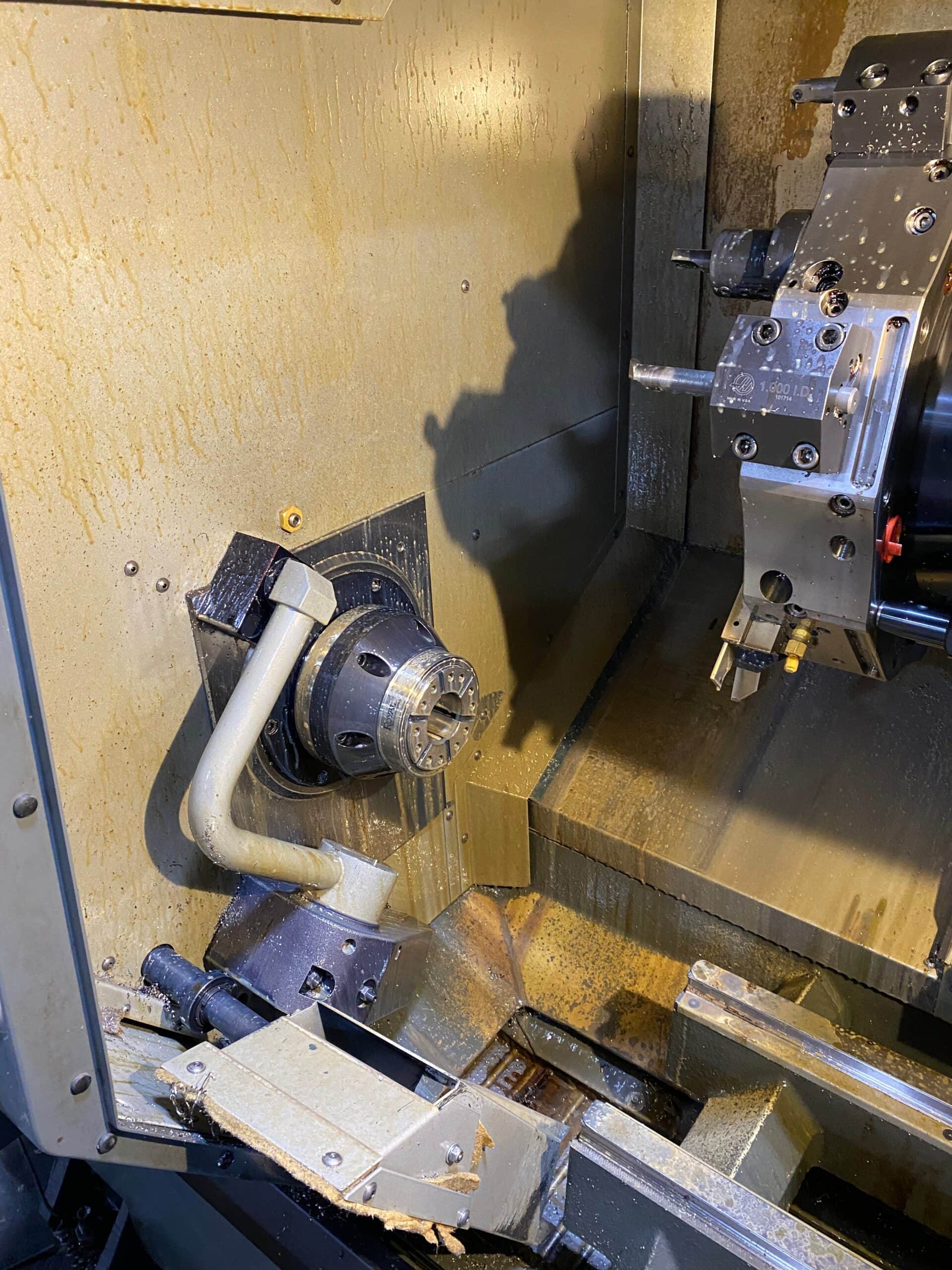 Haas ST-25Y Multi Axis CNC Lathe, 2014 - Barfeed, Royal Collet and Three Jaw Chucks - Image 4