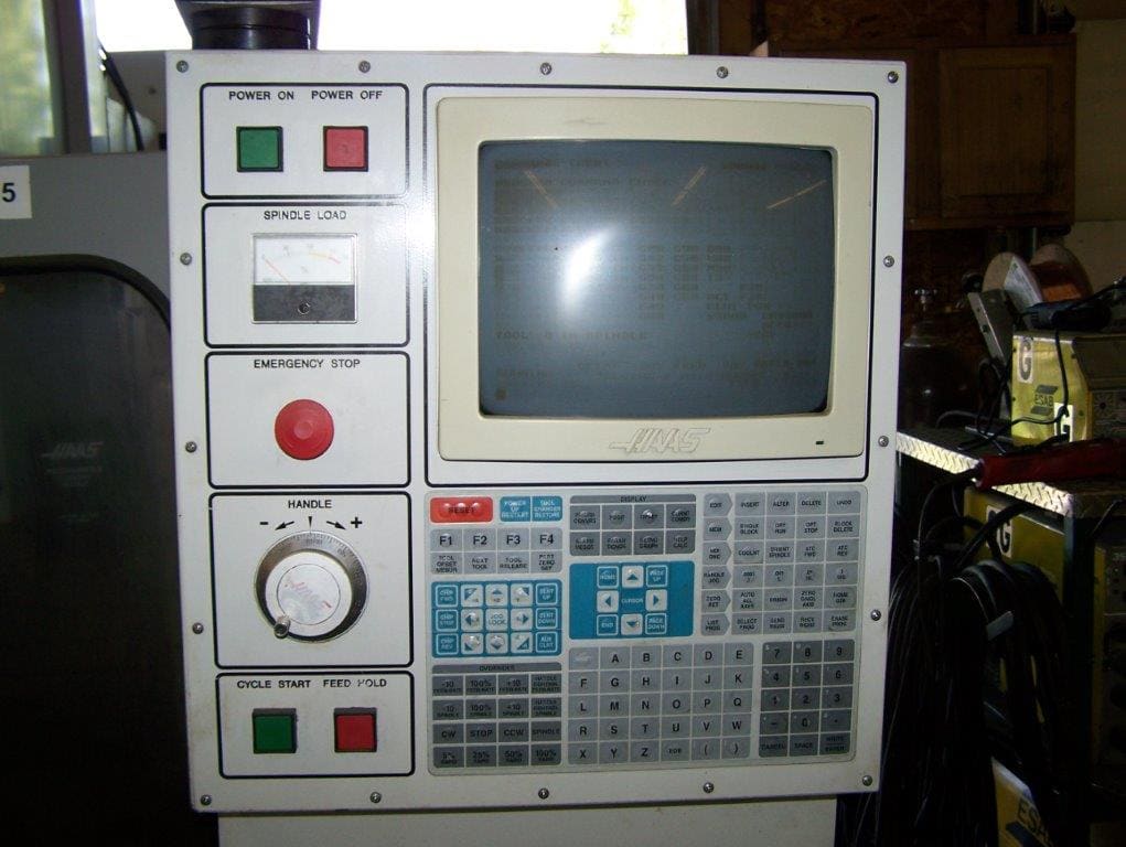 Haas VF-0 VMC, 1997 - 4th Axis Ready, Rigid Tap, Programmable Coolant - Image 3
