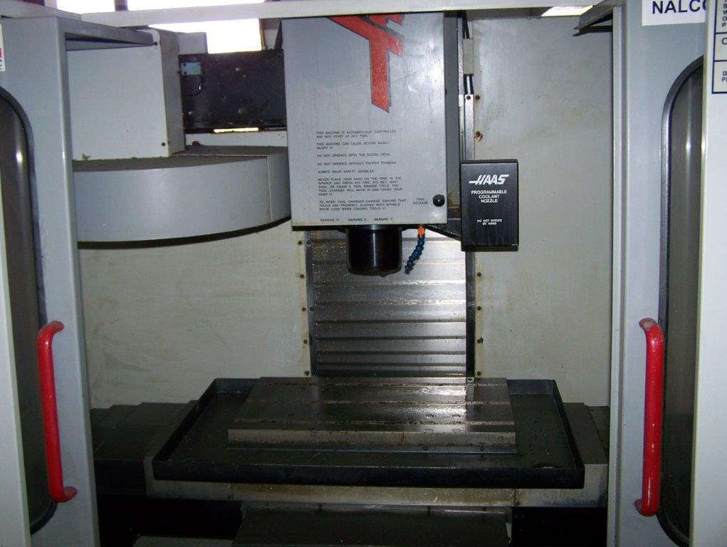 Haas VF-0 VMC, 1997 - 4th Axis Ready, Rigid Tap, Programmable Coolant - Image 4
