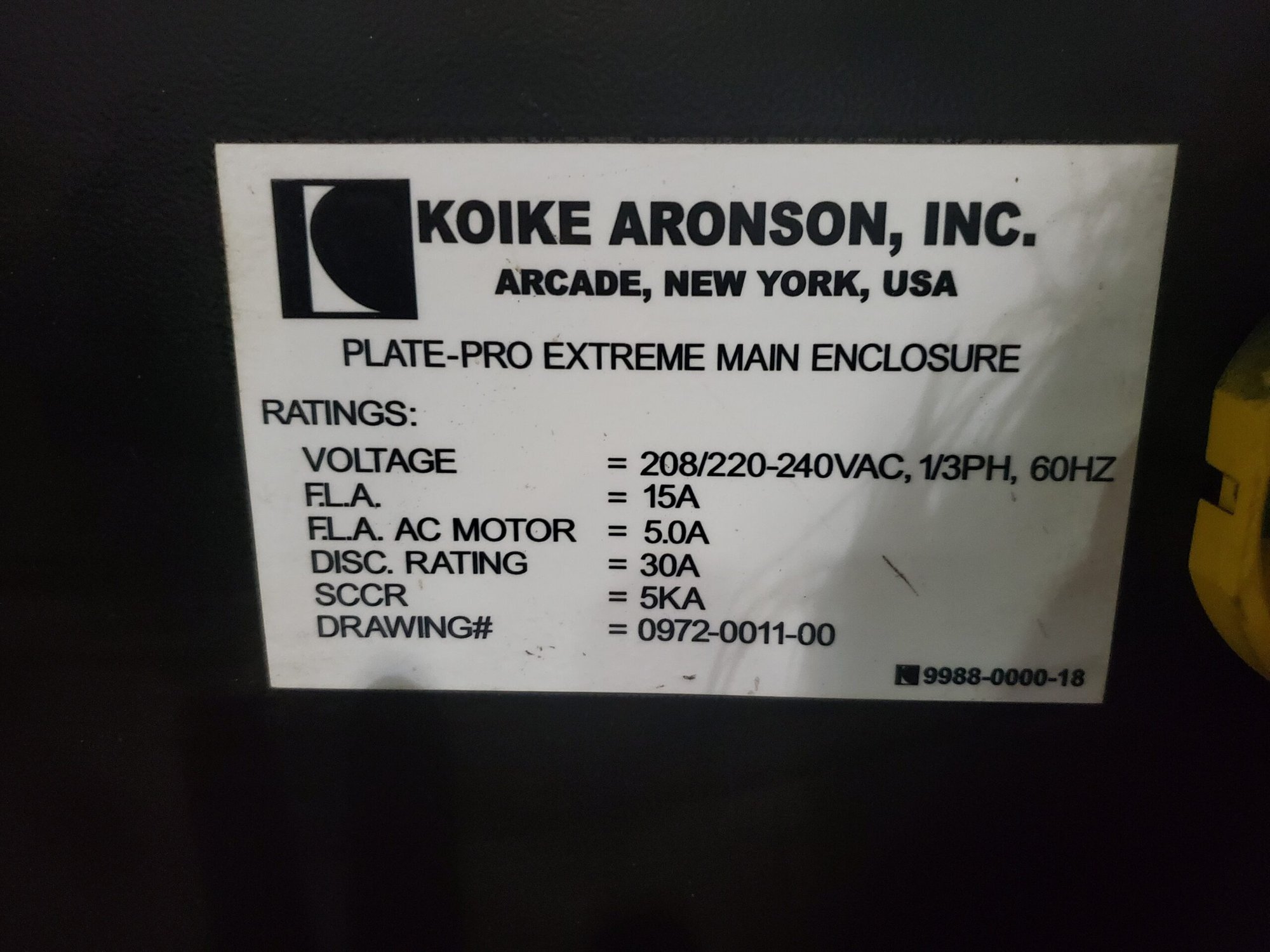 10' x 24' Koike Aronson, PLP-X3100 Plate-Pro Extreme Oxy Fuel Flame Cutter, 2017- 2 torches - Image 10