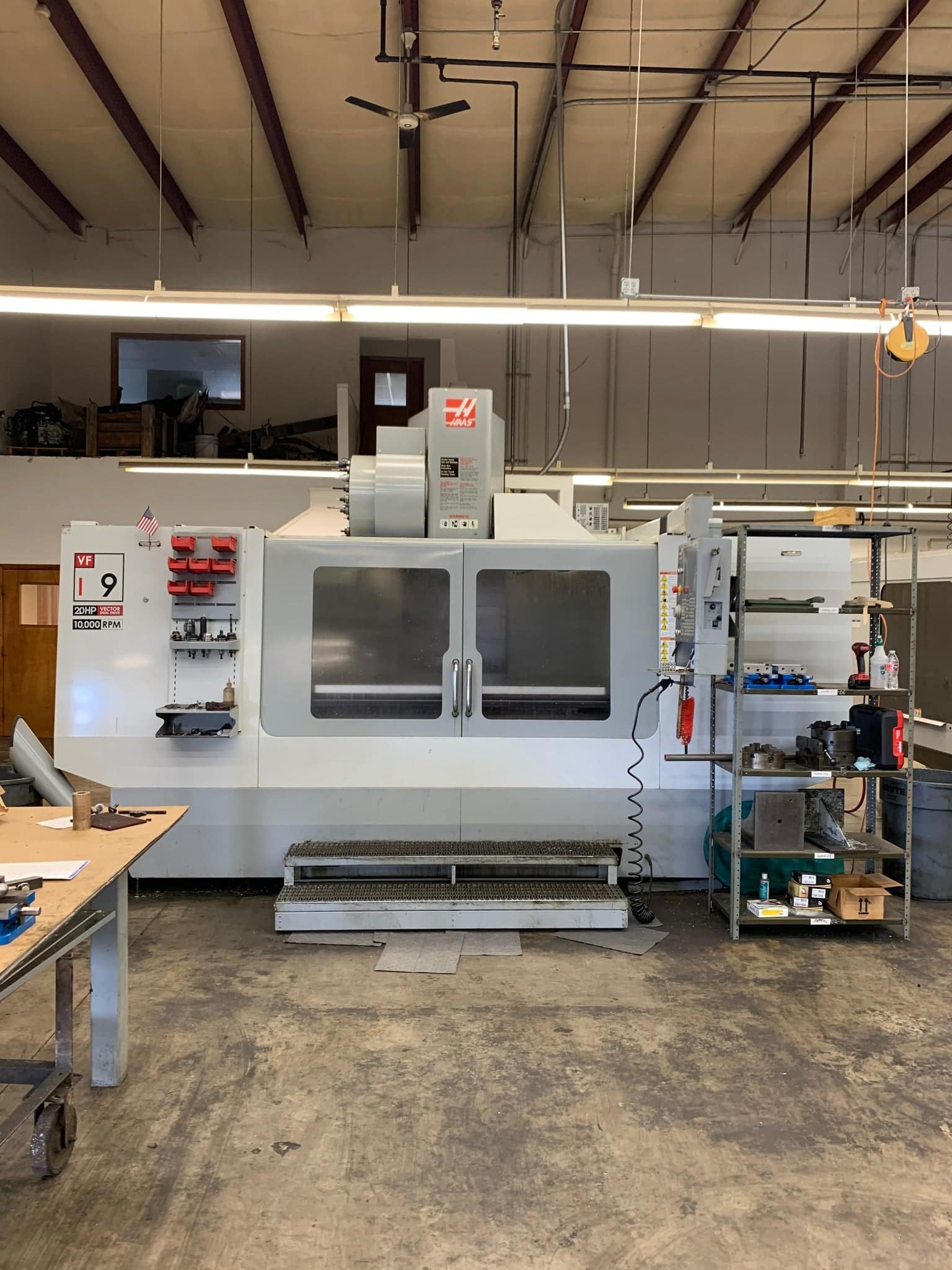 Haas VF-9 VMC, 2007 - 10,000 RPM, HSM, Cat 40