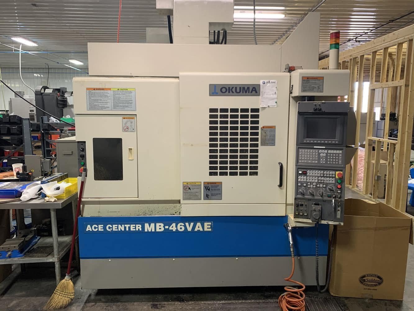 Okuma MB-46 VAE VMC, 2003 -15k Spindle, TSC, Probing