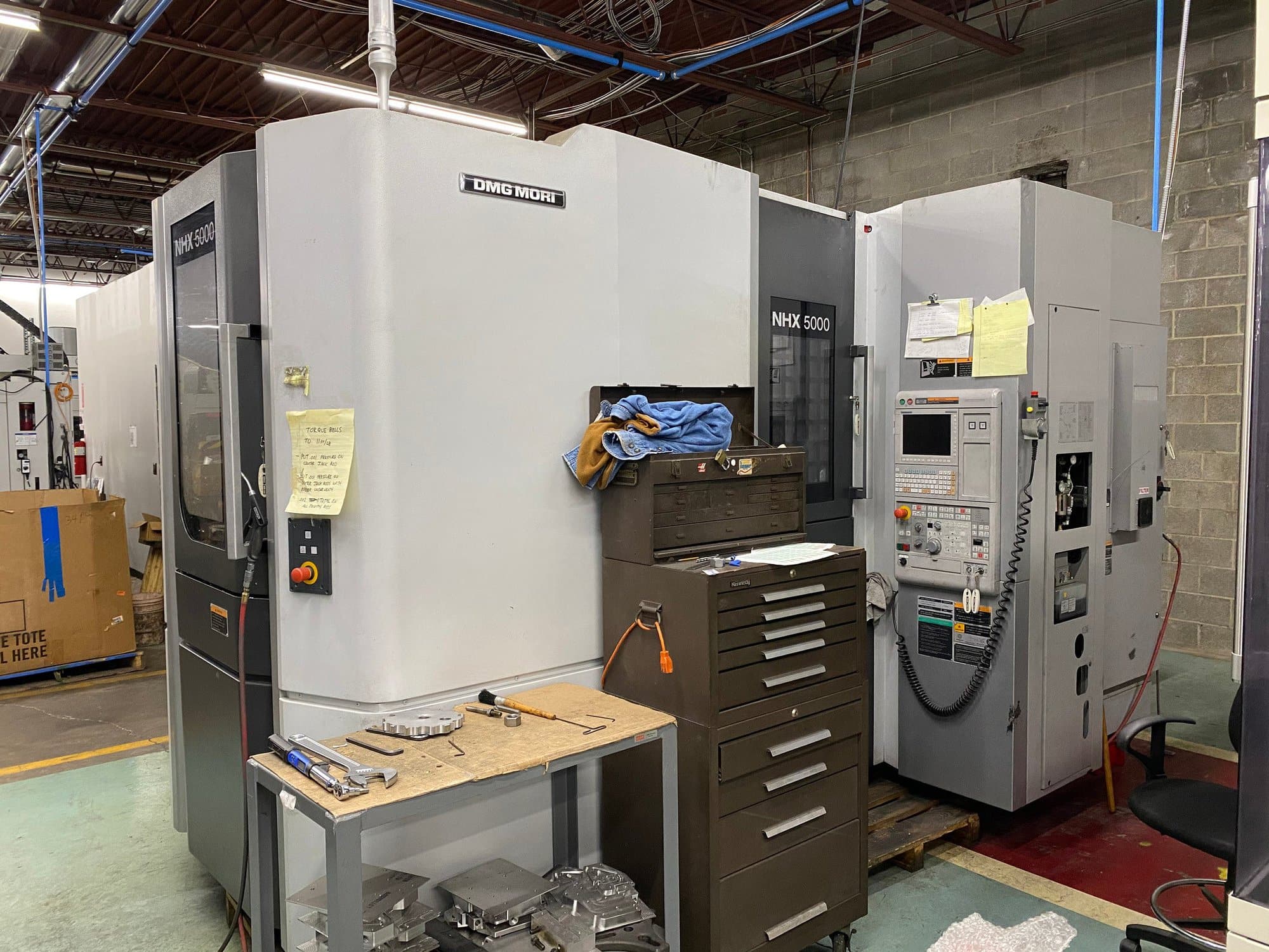 Mori Seiki NHX-5000 HMC, 2014 - TSC, Full 4th Axis, Probing