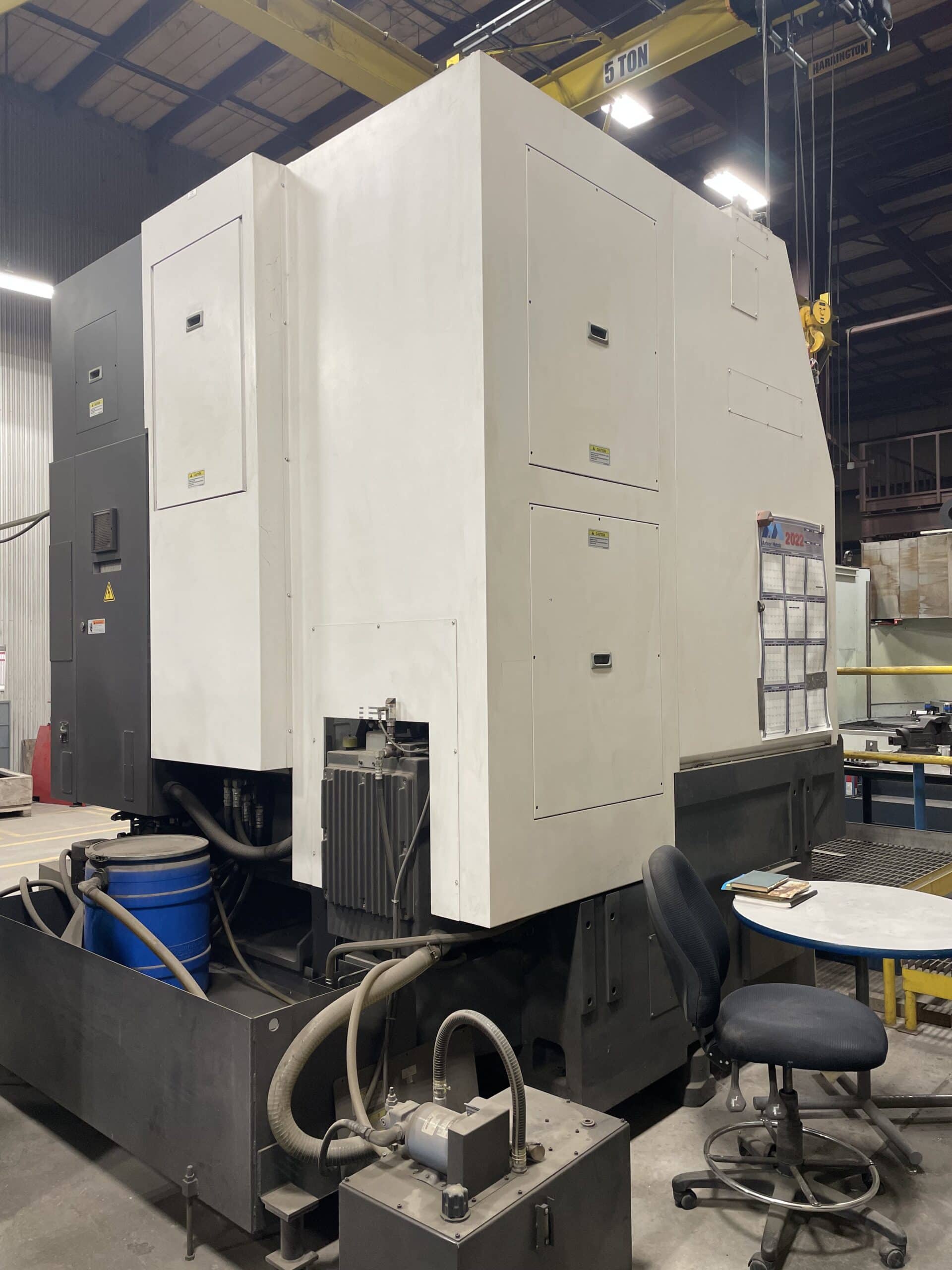 Okuma V100R CNC VTL, 2017 - Under Power, Milling, 32" Chuck, Video - Image 3