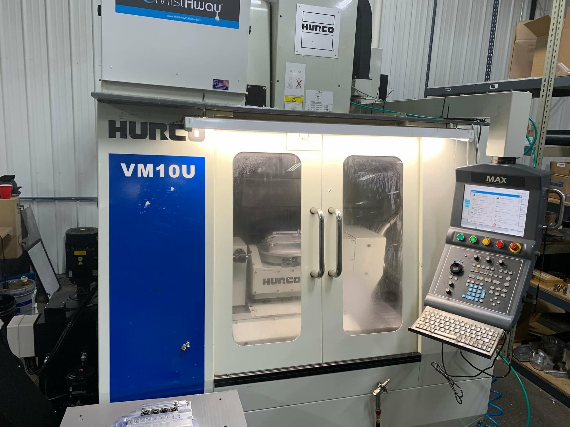 Hurco VM10U 5 Axis Machining Center, 2011 - Loaded with Options, TSC, Probe