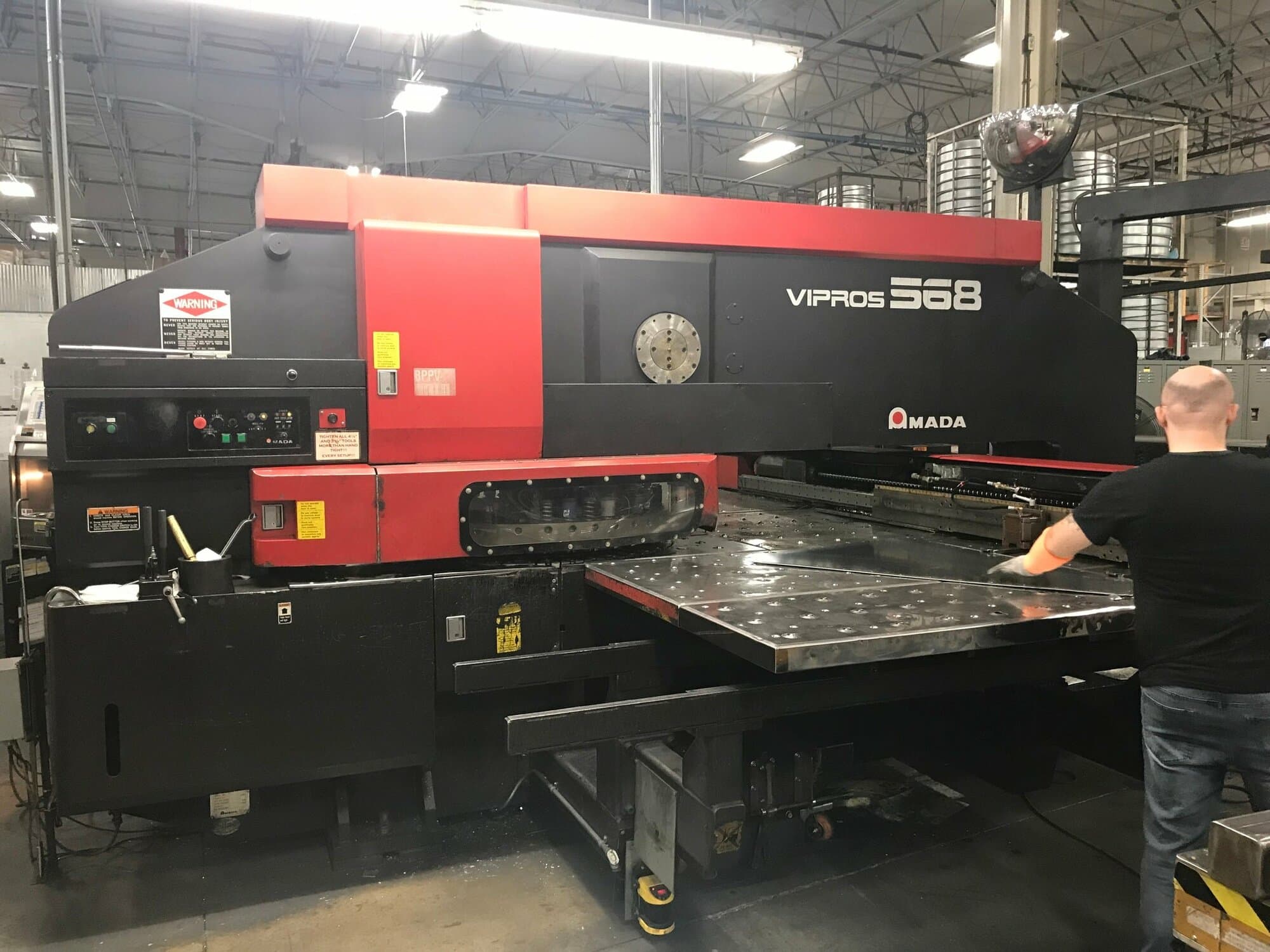 55 Ton Amada Vipros 568 CNC Turret Punch, 1998
