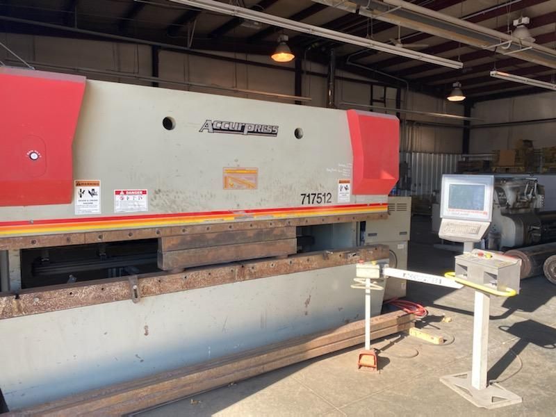 175 Ton X 12' Accurpress Advantage 717512 CNC Press Brake, 2006 - ETS 3000 Control
