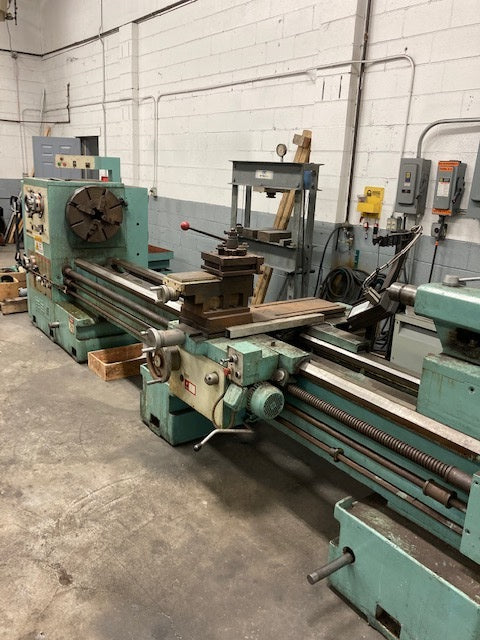 Summit 30-4x120 Engine Lathe - 20" Chuck, Under Power, 4" Bore