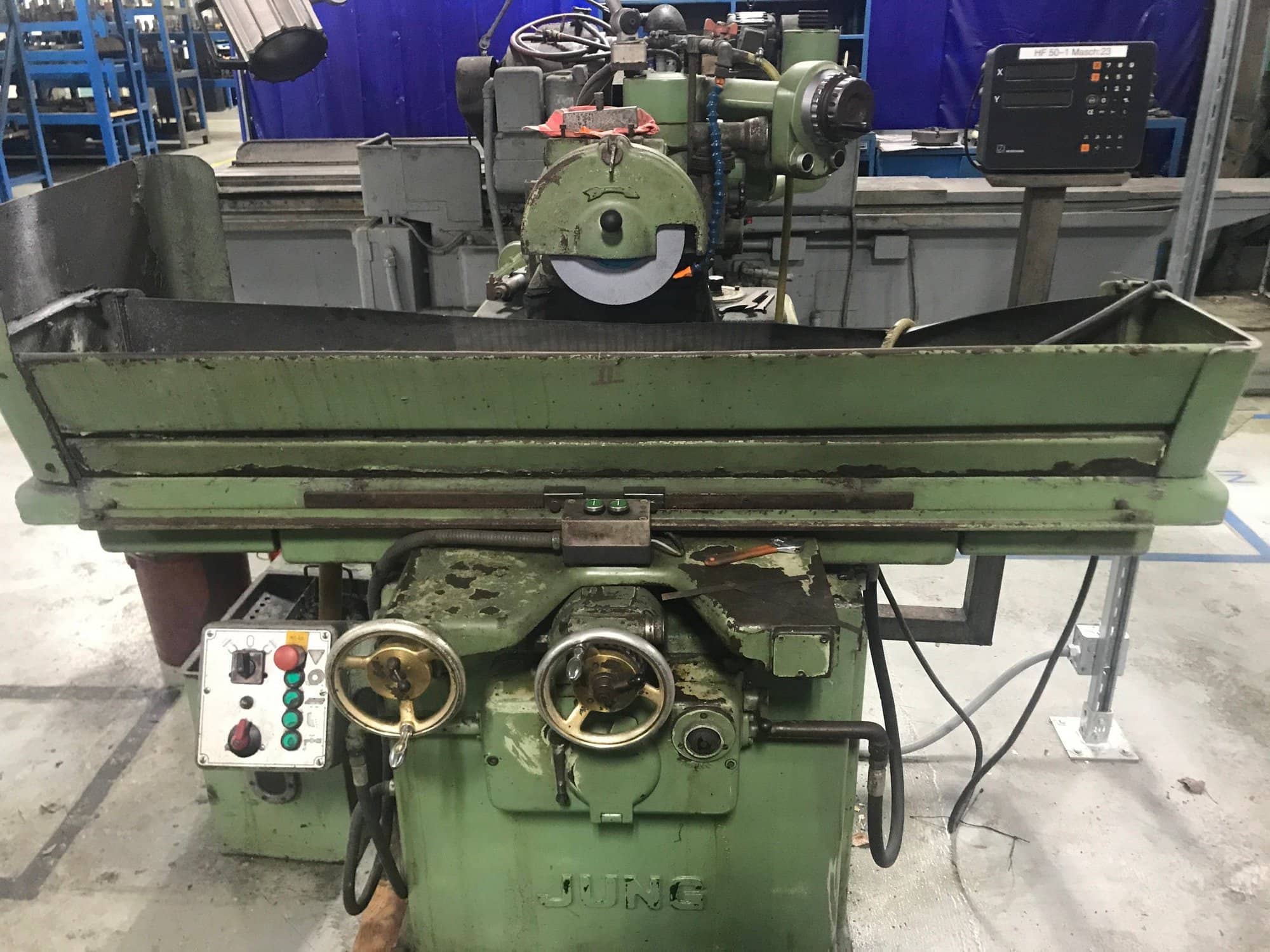 Jung 8" x 20" Surface Grinder, 1961 - Heidenhain Digital Read-Out