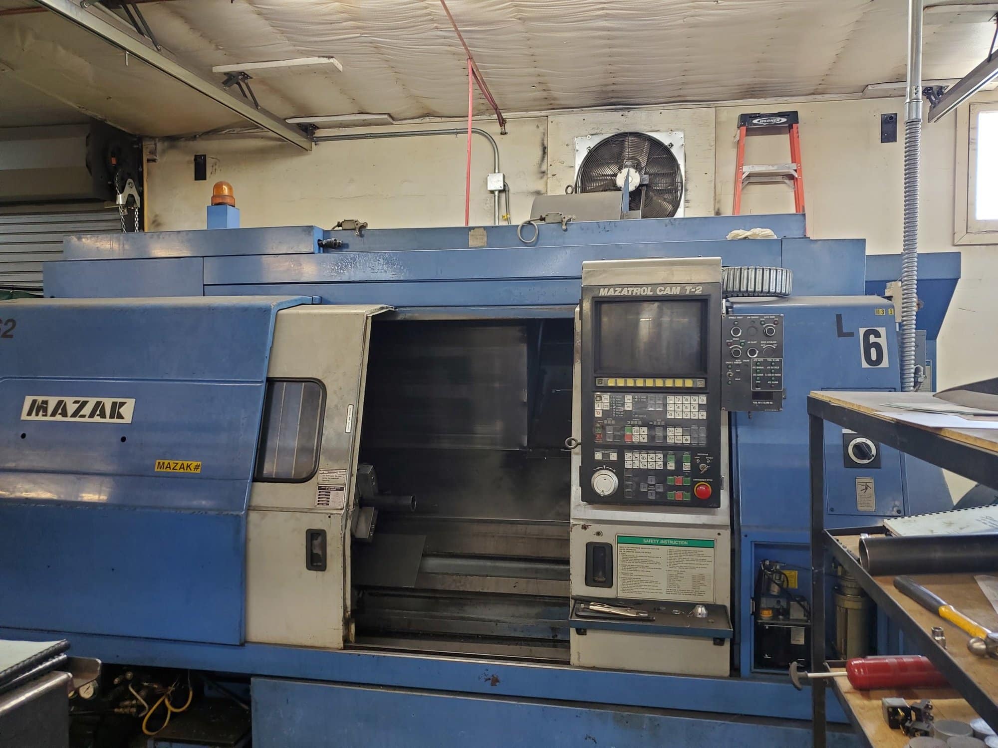 Mazak Slant Turn 30N CNC Lathe 1990 - Tailstock, Automatic Tool Changer