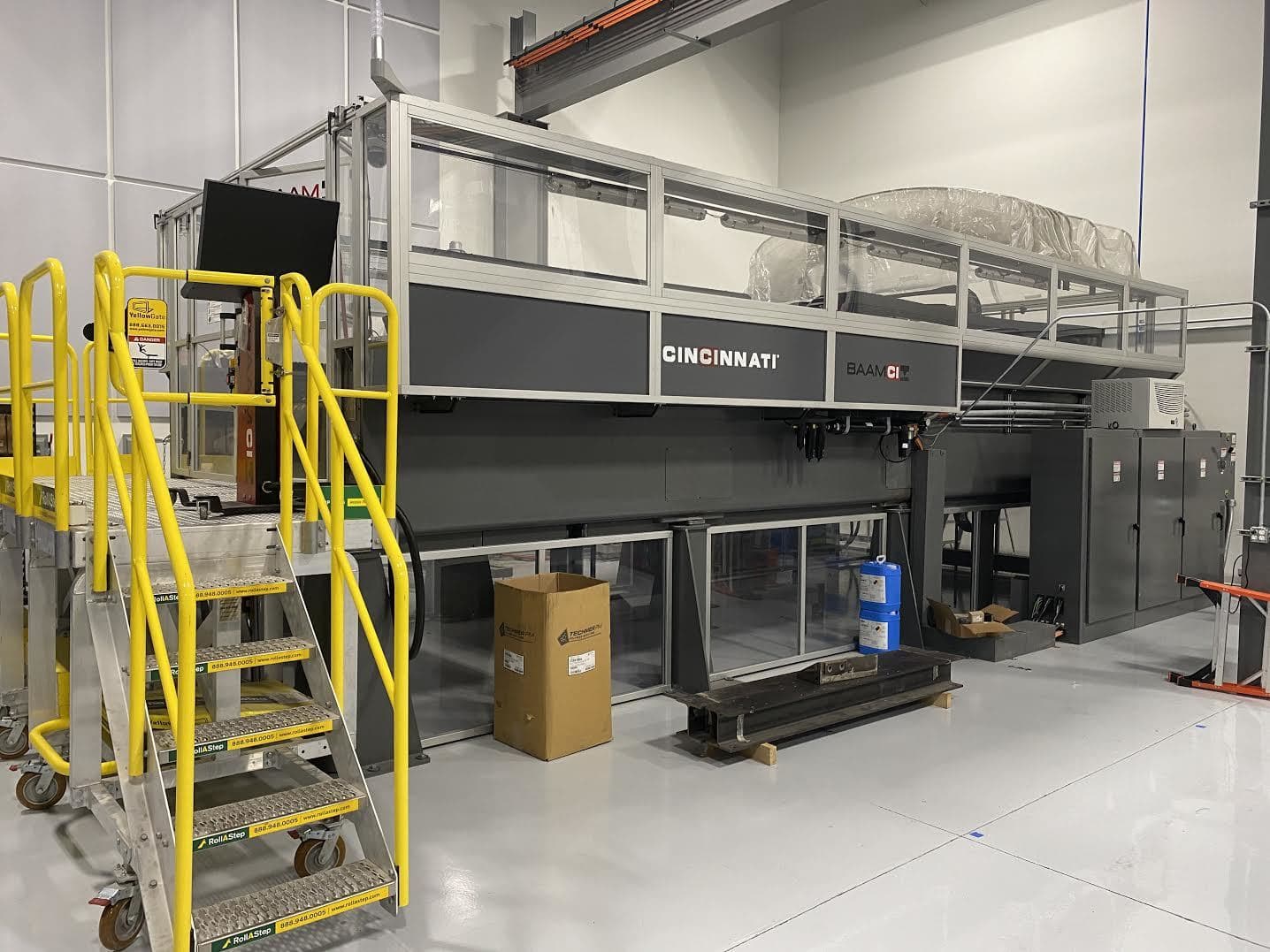 Cincinnati BAAM-100 Alpha Size 2, 8' x 20' 3D Printer, 2018