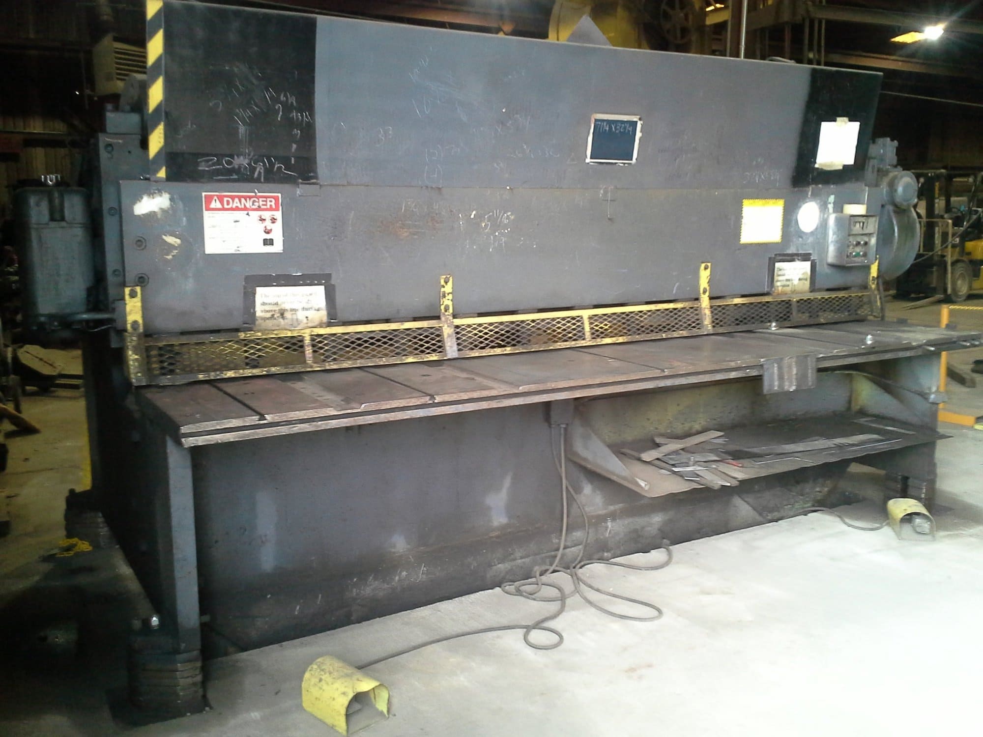 3/8" x 12' Cincinnati 2512 Shear, 1966