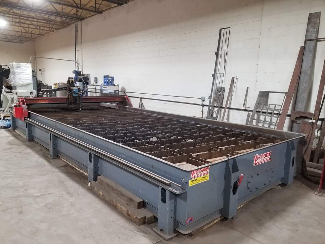 8' ’x 20’ Victory XT1020 High Definition CNC Plasma- Refurbed in 2018, Water Table