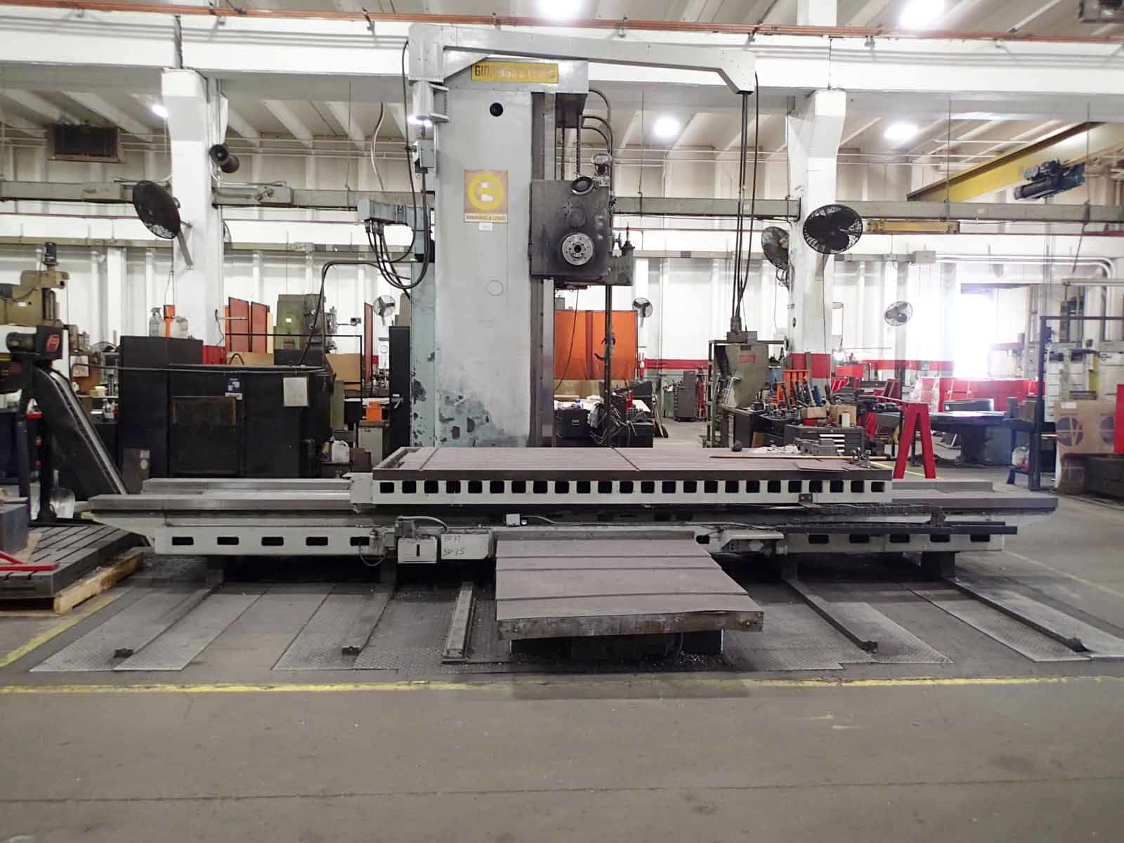 Giddings & Lewis Saddle Type Horizontal Boring Mill, 1971- 129" Travel