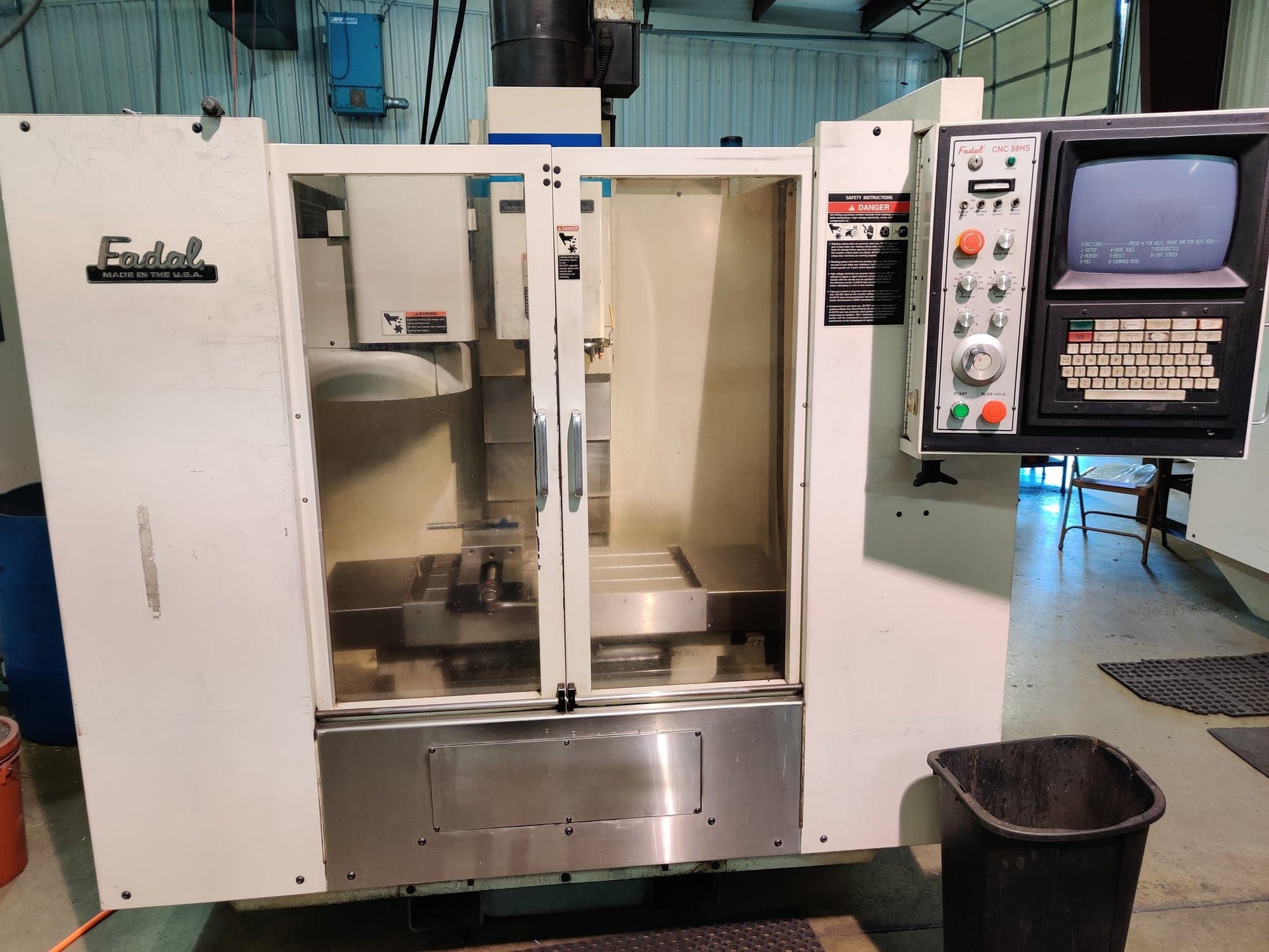 Fadal VMC 15RT, 1994 - Under Power, Video, DNC