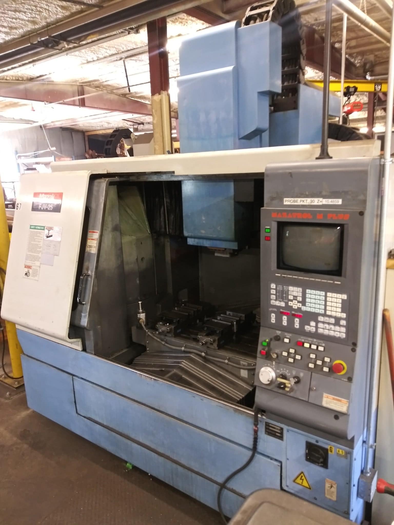 Mazak FJV-25 VMC, 1998 - Under Power, Inspection Ready, 12k RPM, 4th Axis