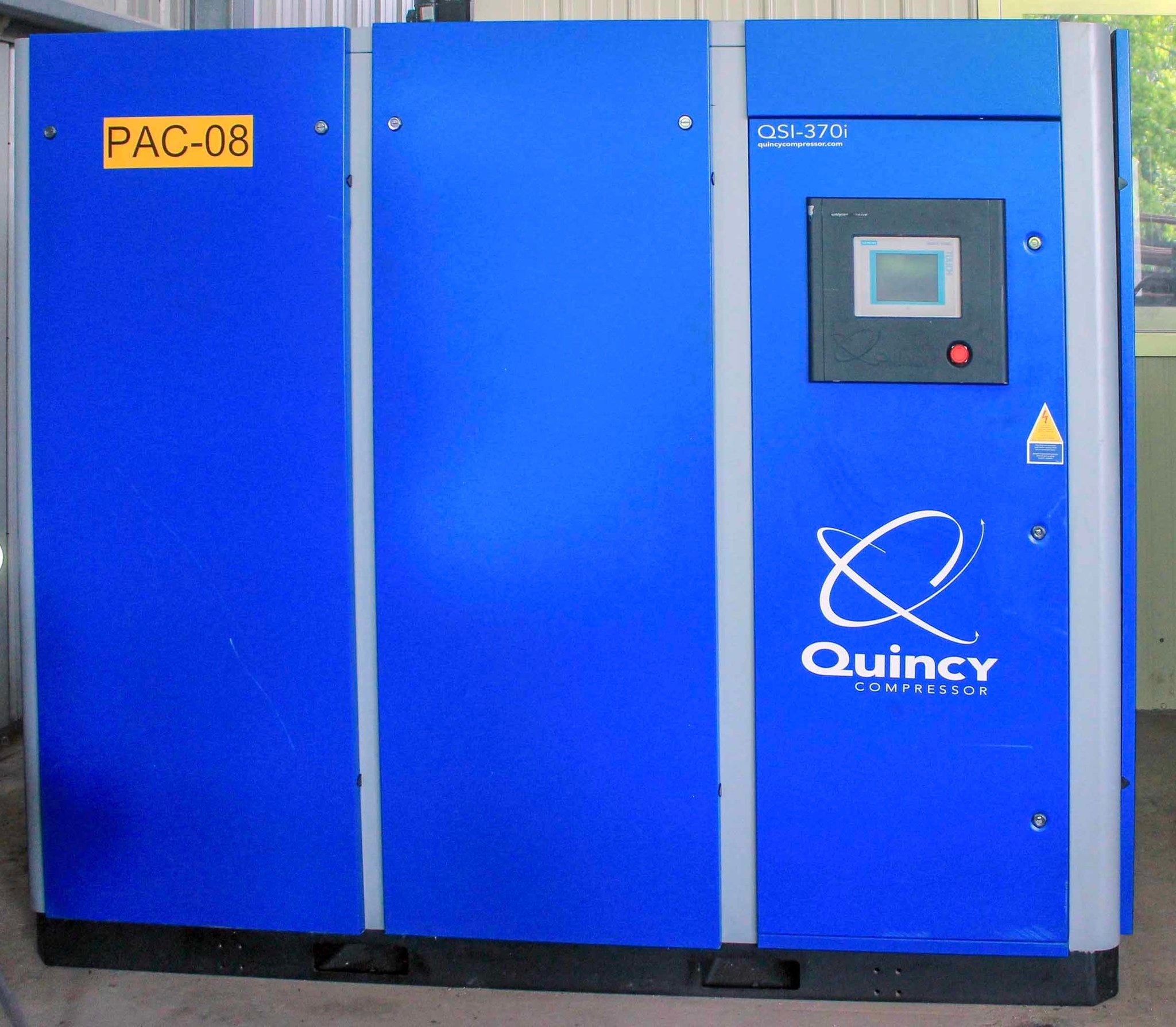 Quincy QSI-370i Rotary Screw Air Compressor, 2014- 75 HP, Hankinson Air Dryer