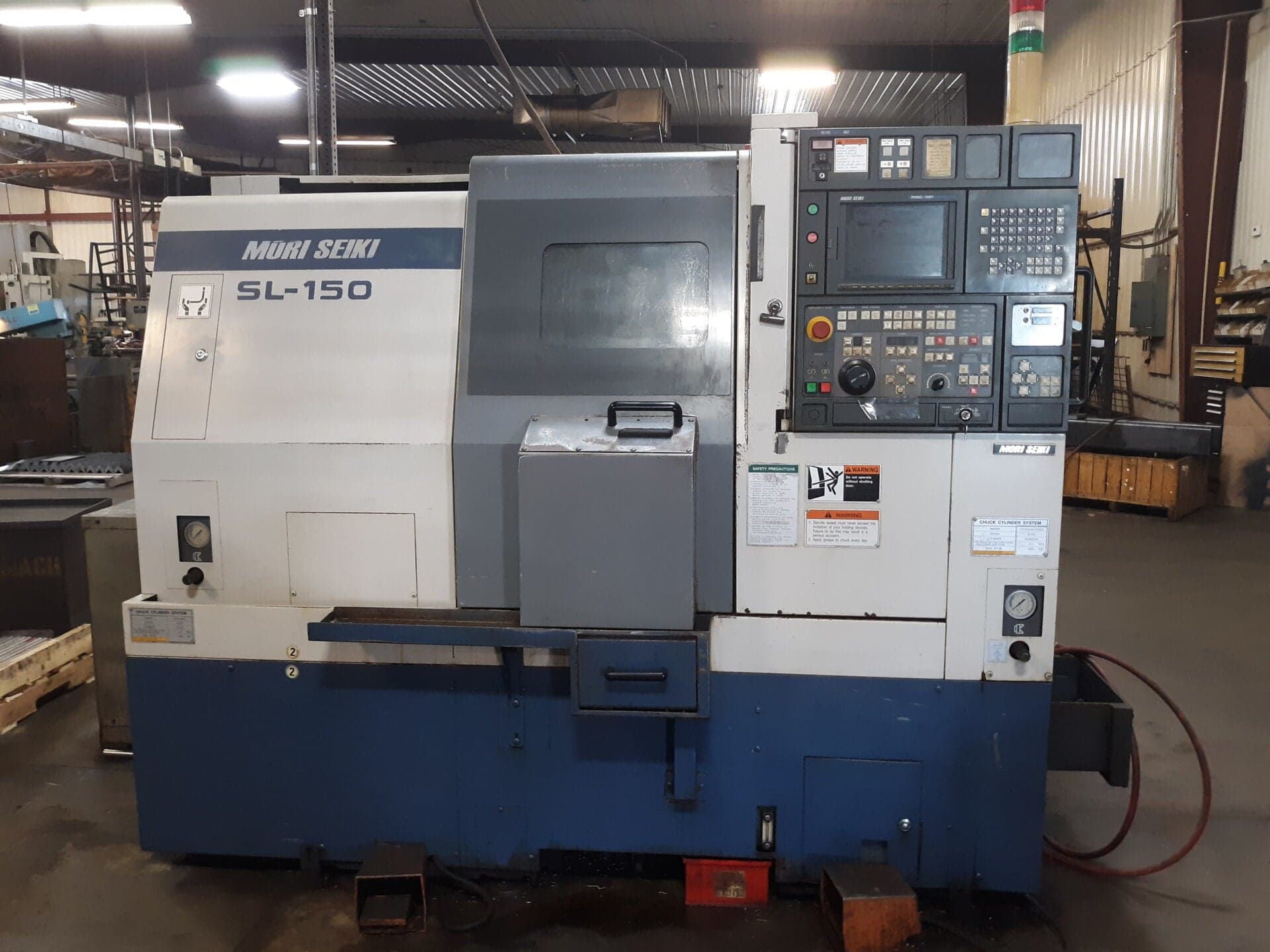 Mori Seiki SL-150 CNC Turning Center with Fanuc Control - Live Tooling Included