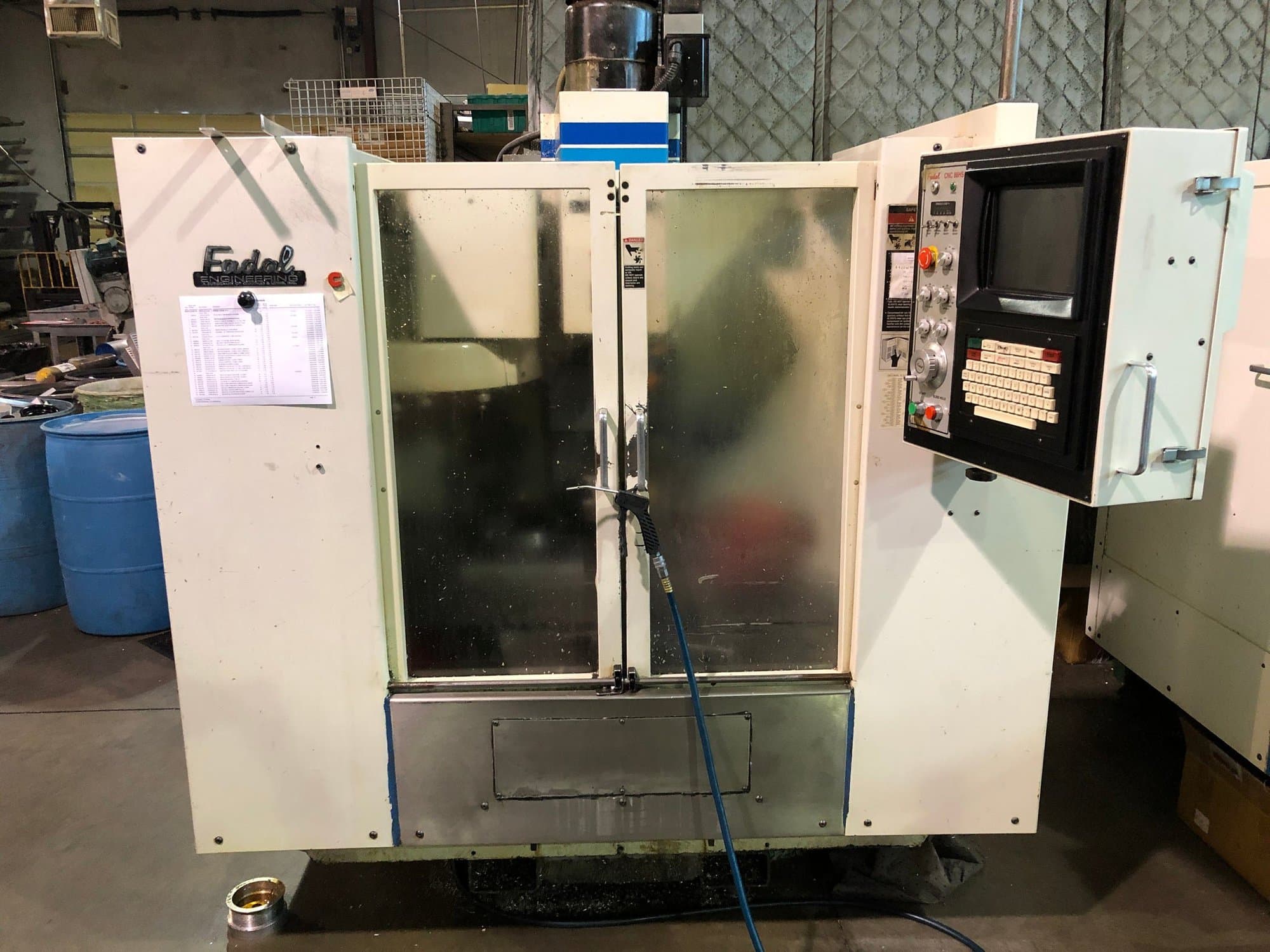 Fadal VMC 15RT, 1997 - 4th Axis Included, Under Power, Video