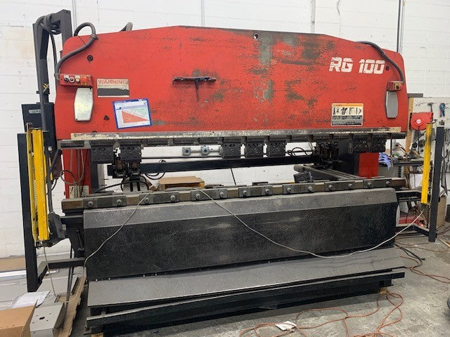 110 Ton x 10' Amada RG-100 Press Brake, 1999 - NC9-EX II Control