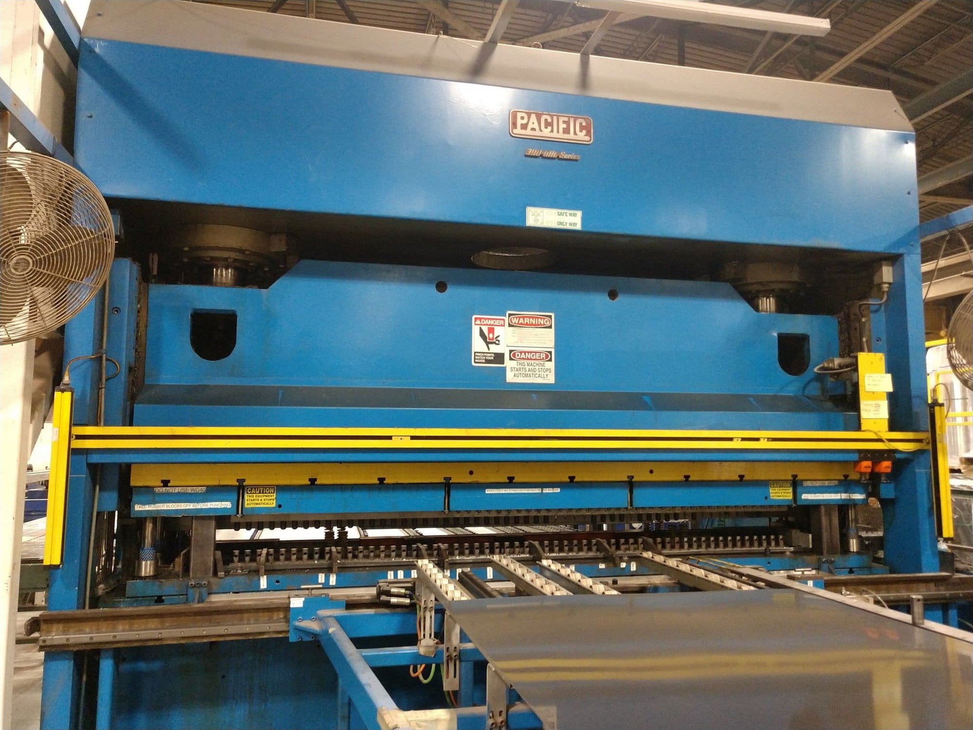 Pacific 300 Ton OBL 12' Punching & Blanking Press, 1988