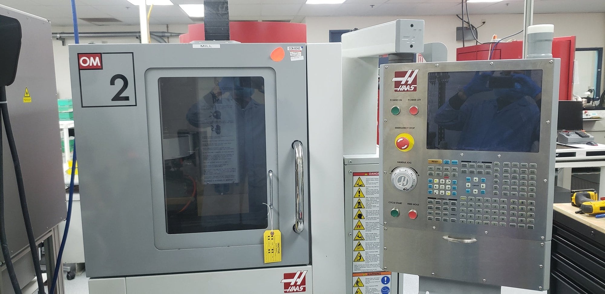 Haas OM-2A Mill, 2007 - Coolant Pump, Video
