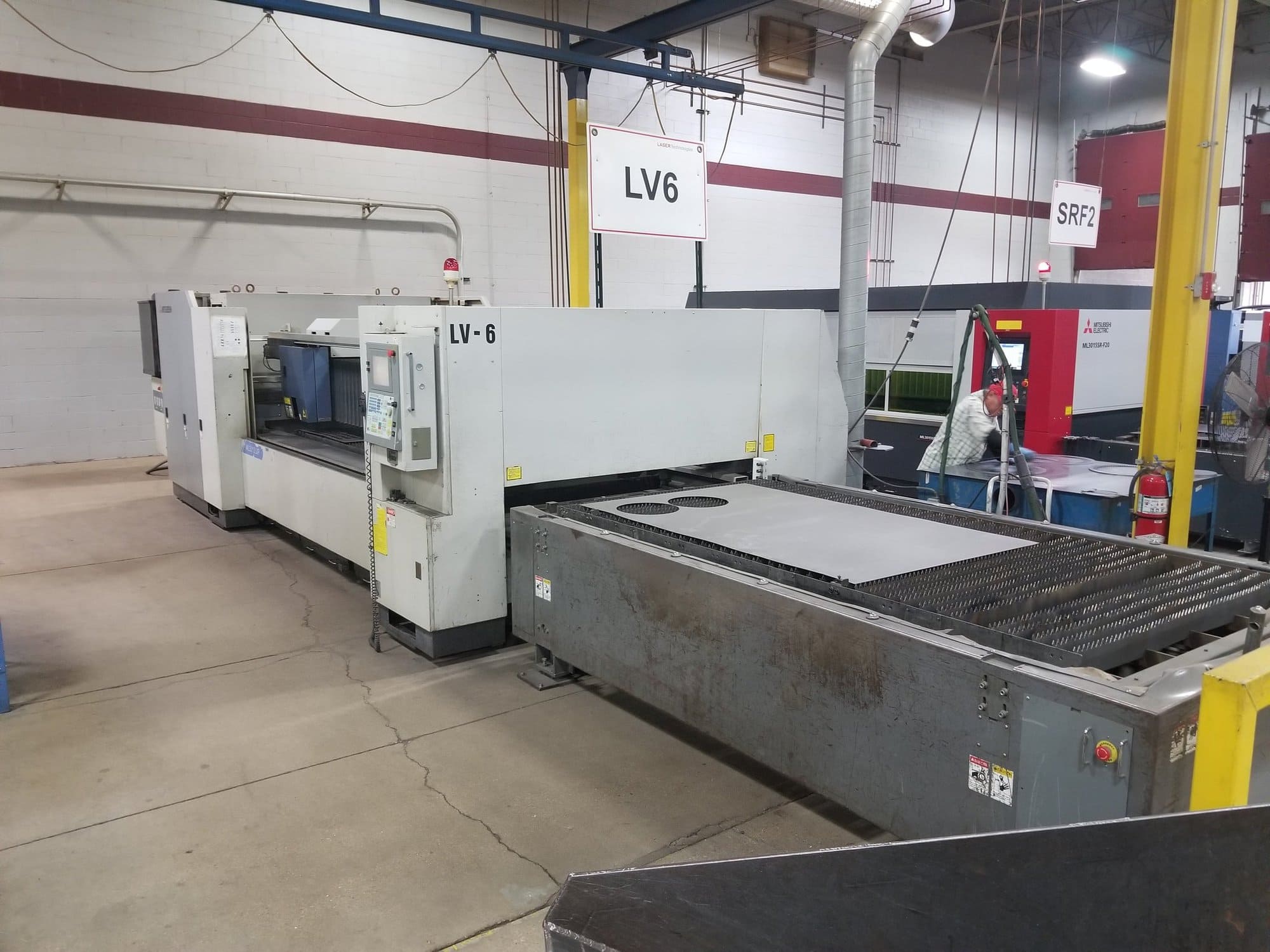 3500 Watt Mitsubishi ML3015LVP Laser, 2003 - 5' x 10' Table