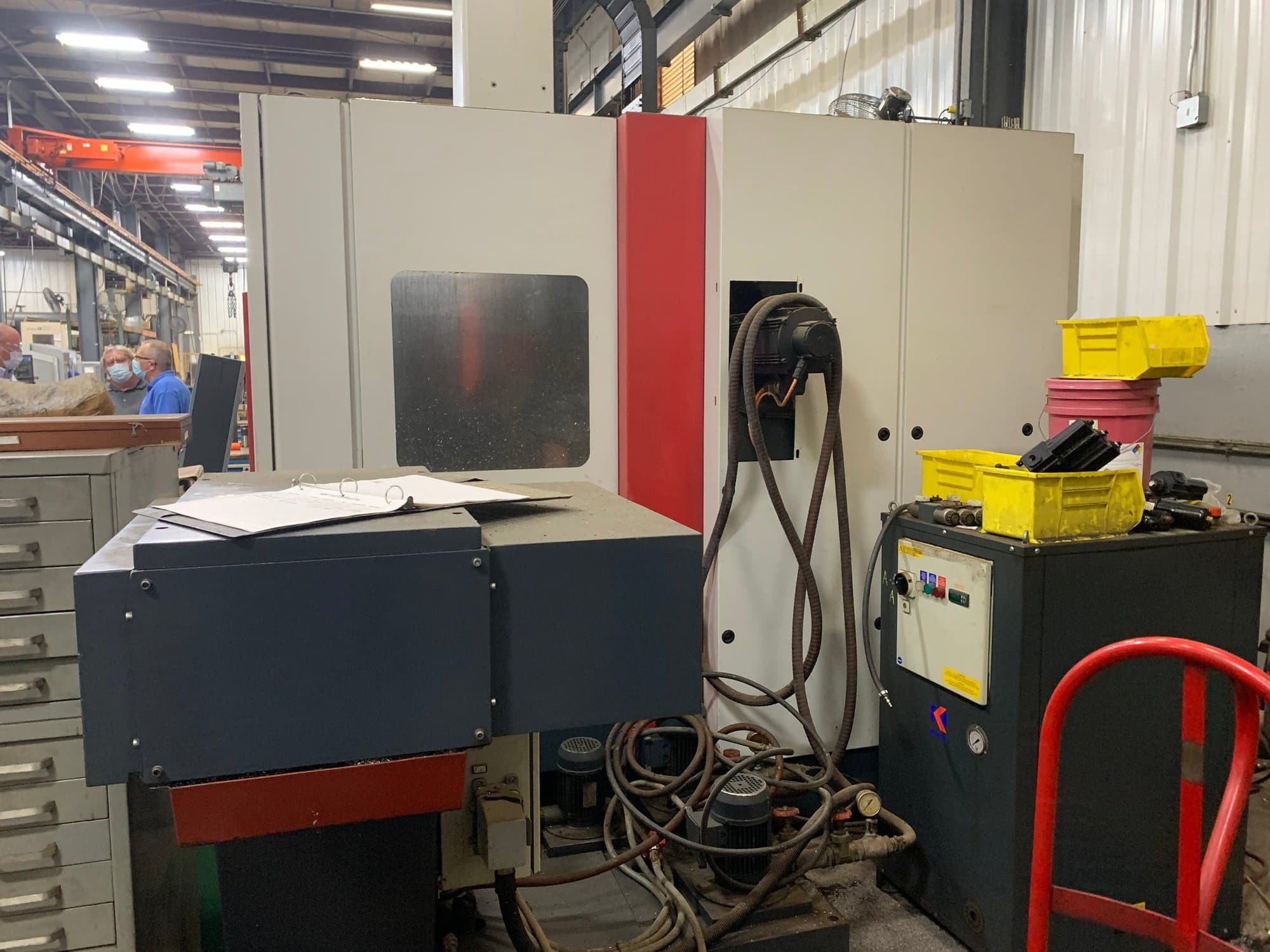 Fidia K165 Vertical Machining Center, 2001 - 5 Axis, Chip Conveyor & Flood Coolant
