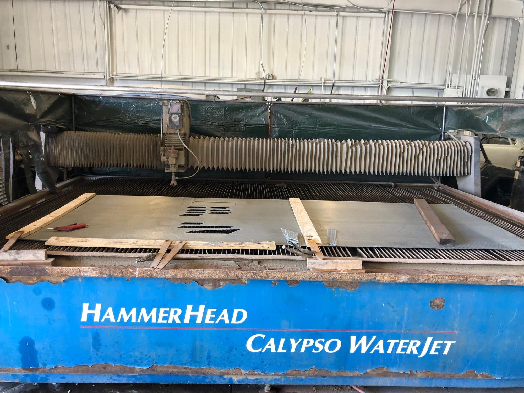 6' x 12' Calypso Hammerhead Waterjet, 2005 - 90,000 PSI