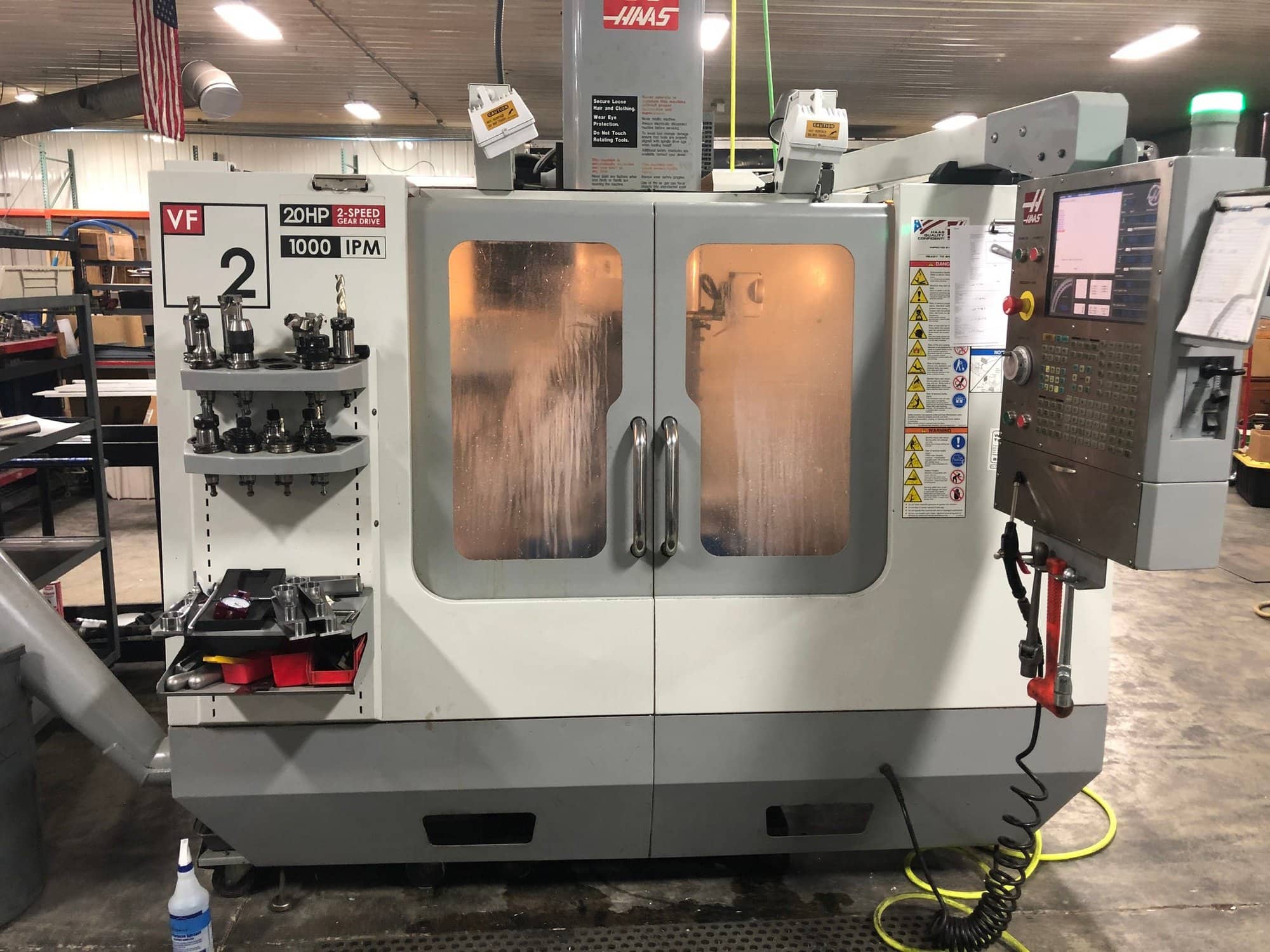 Haas VF-2 VMC 2007 - P-Cool, High Speed Machining, VF-2B