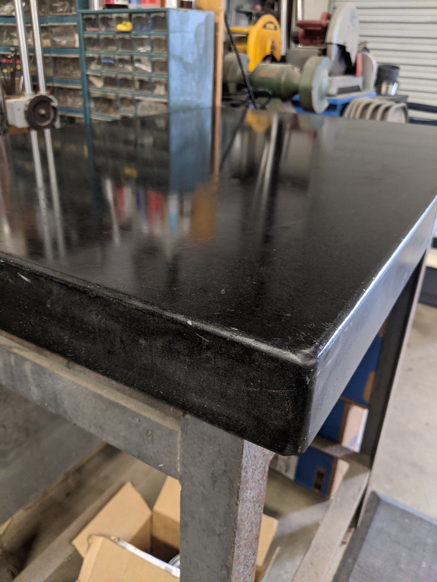 Collins 2' x 3' x 5" - 4 Granite Ledge Surface Plate, Stand Included