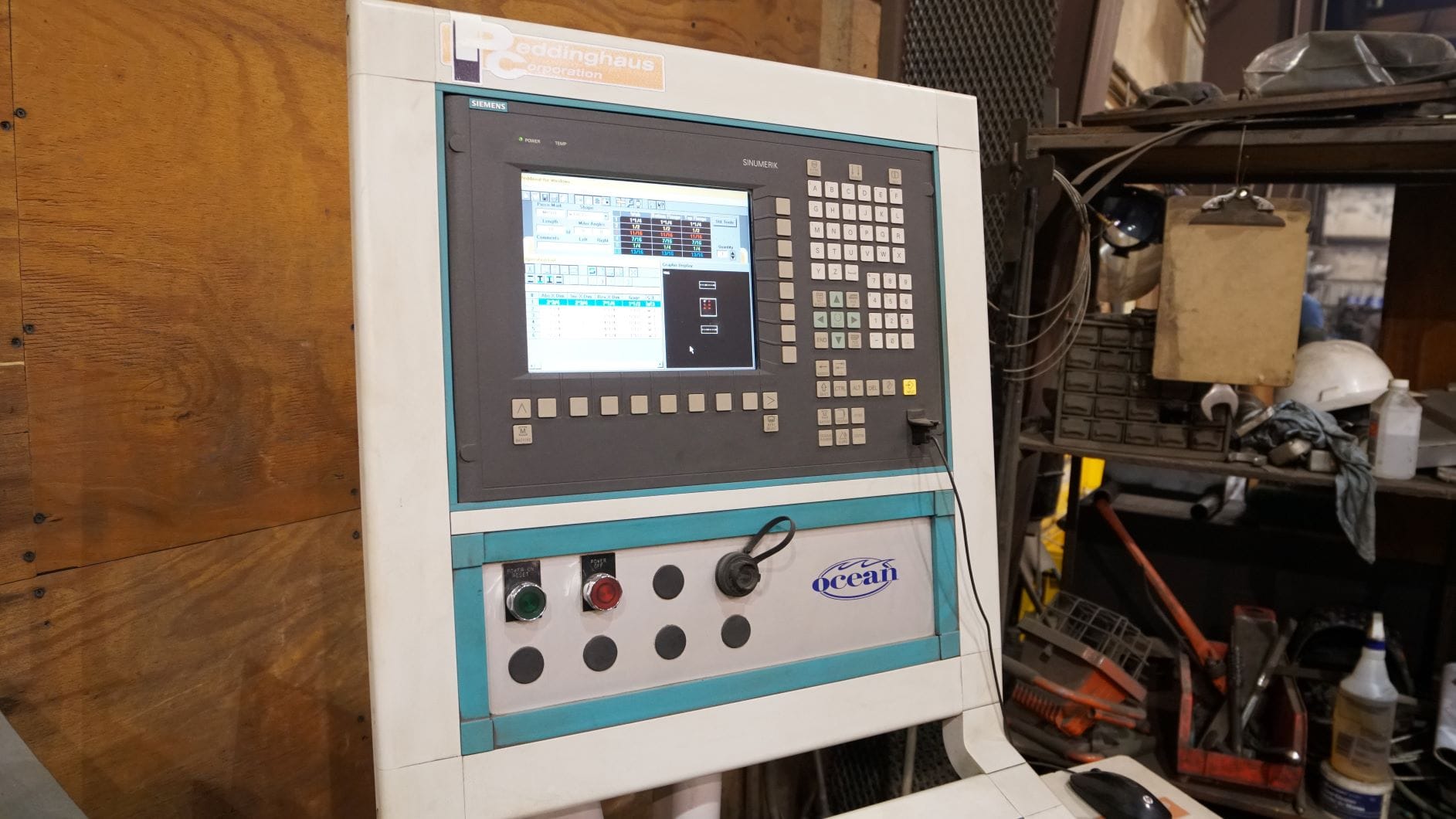 40" x 60' Peddinghaus Ocean Avenger MDL-1000B CNC Beam Drill, 2008 - Bit Sharpener and Tooling Bits Included - Image 12