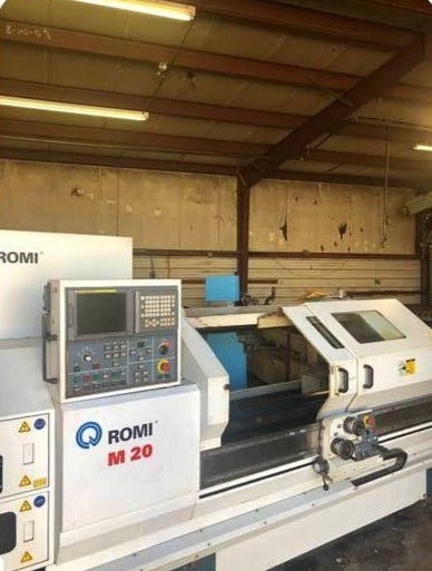 Bridgeport Romi M20 CNC Lathe, 2003 - Tailstock
